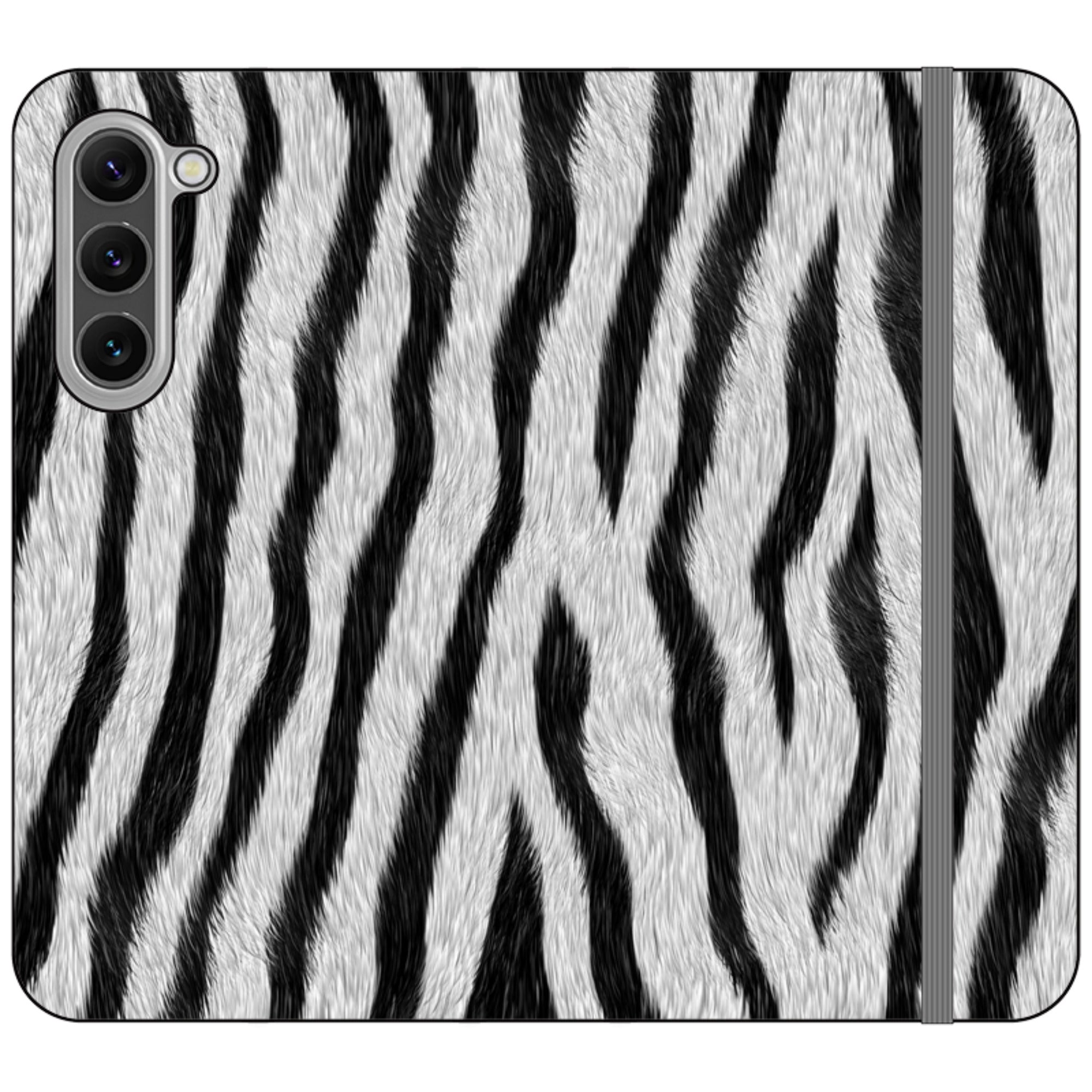 Zebra Groove — Folio Wallet Case — Finnaij