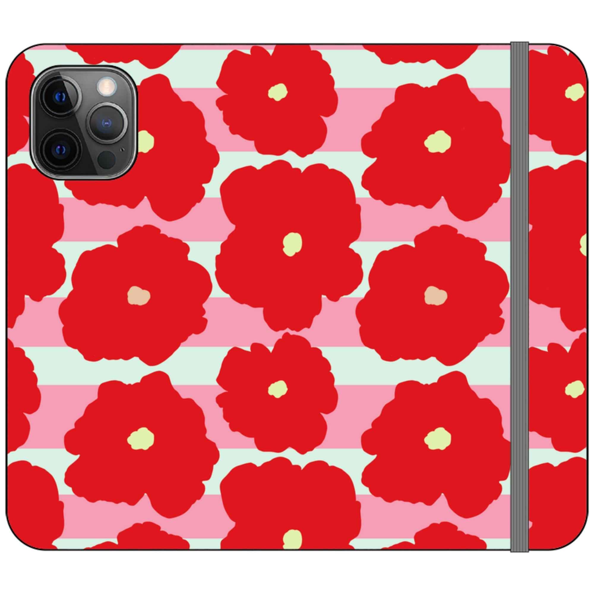 Bold Floral — iPhone 12 Pro Wallet Case — Finnaij