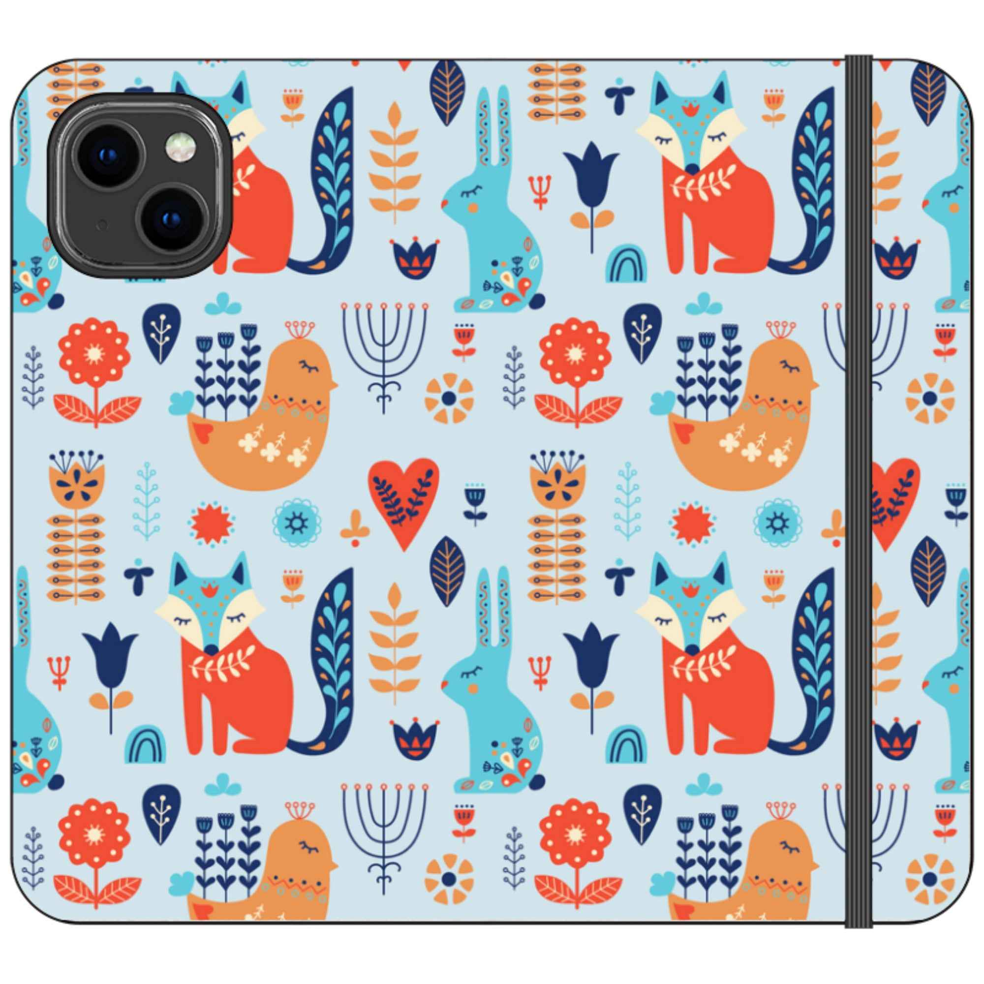 Nordic Ornament — iPhone 14 Plus Wallet Case — Finnaij