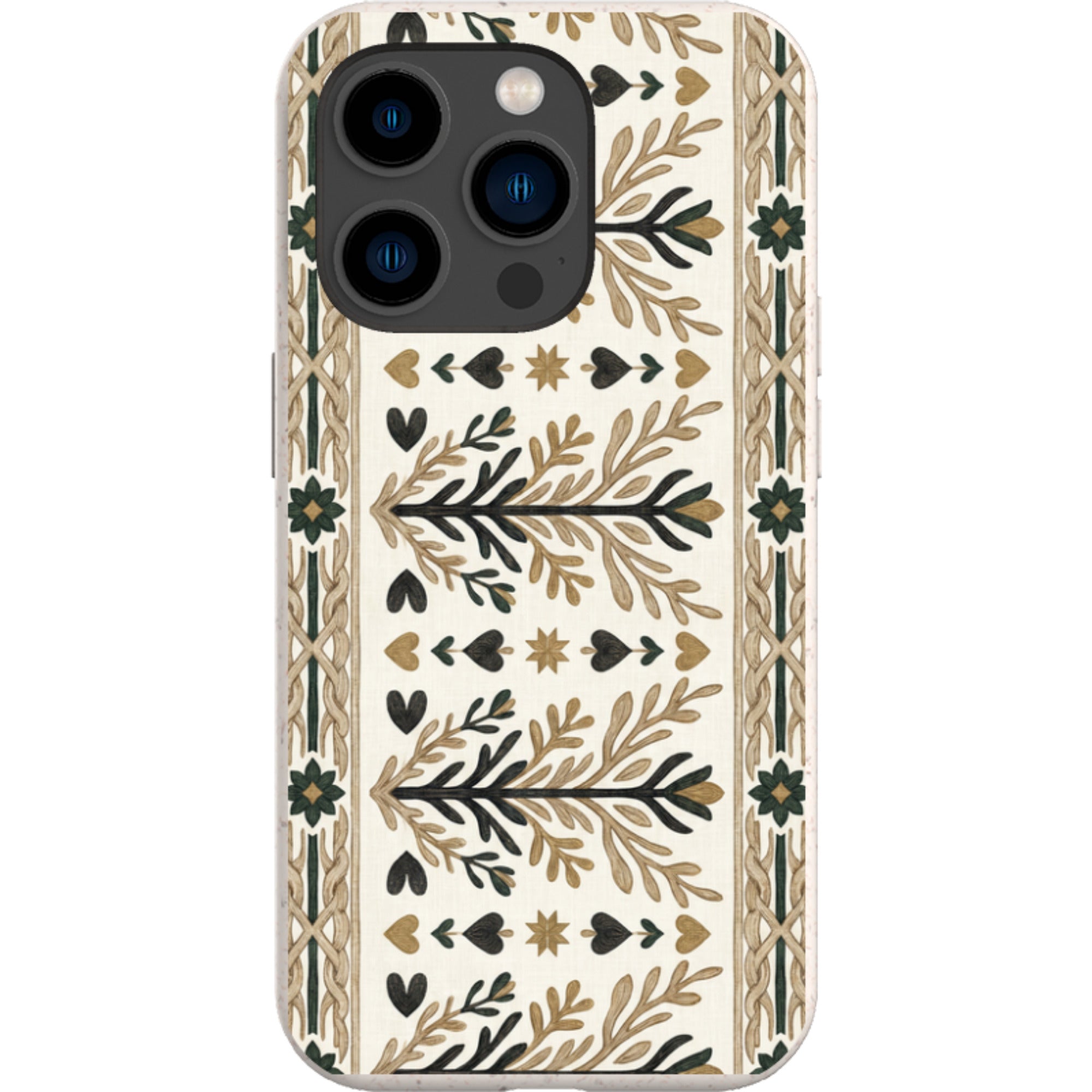 Heritage Border by Elsi Vaarala — iPhone 14 Pro iPhone Bio-degradable Case — Finnaij