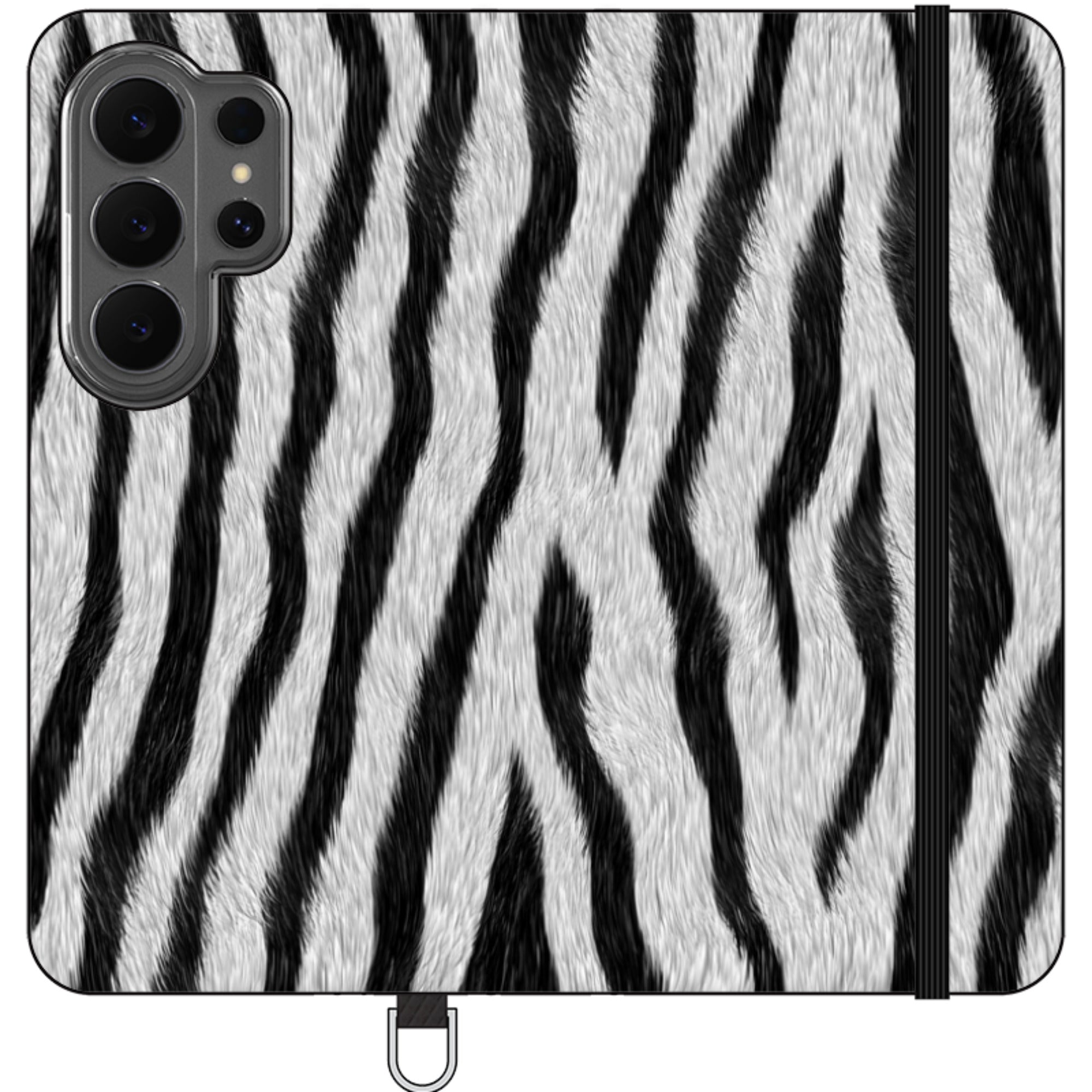 Zebra Groove — Folio Wallet Case — Finnaij