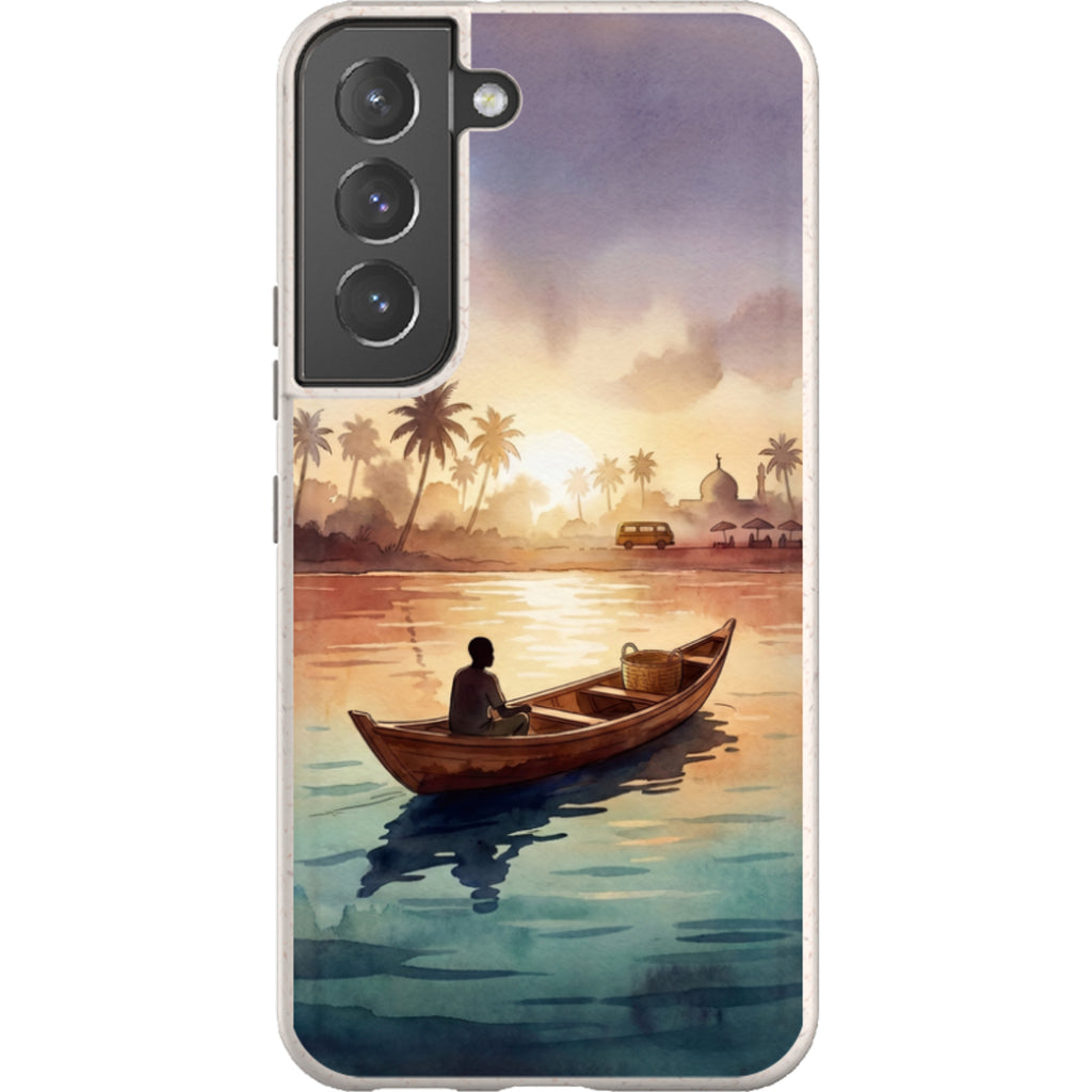 Lagoon Morning by Tobi Akinyemi — S22 Samsung Galaxy Bio-degradable Case — Finnaij