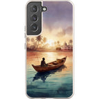 Lagoon Morning by Tobi Akinyemi — S22 Samsung Galaxy Bio-degradable Case — Finnaij