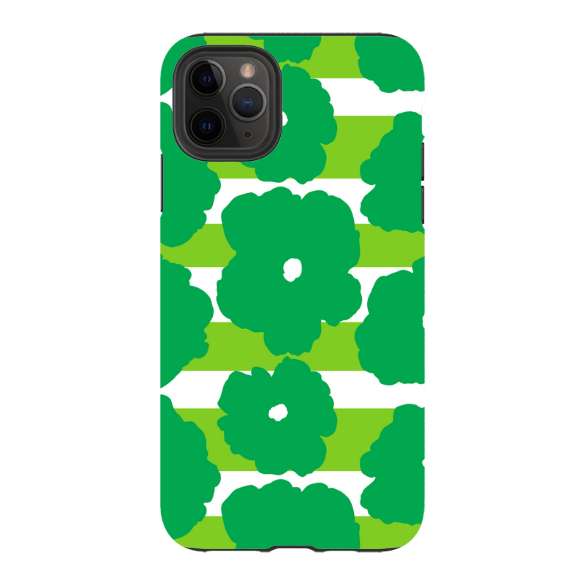 Bold Floral Green - iPhone Tough Case