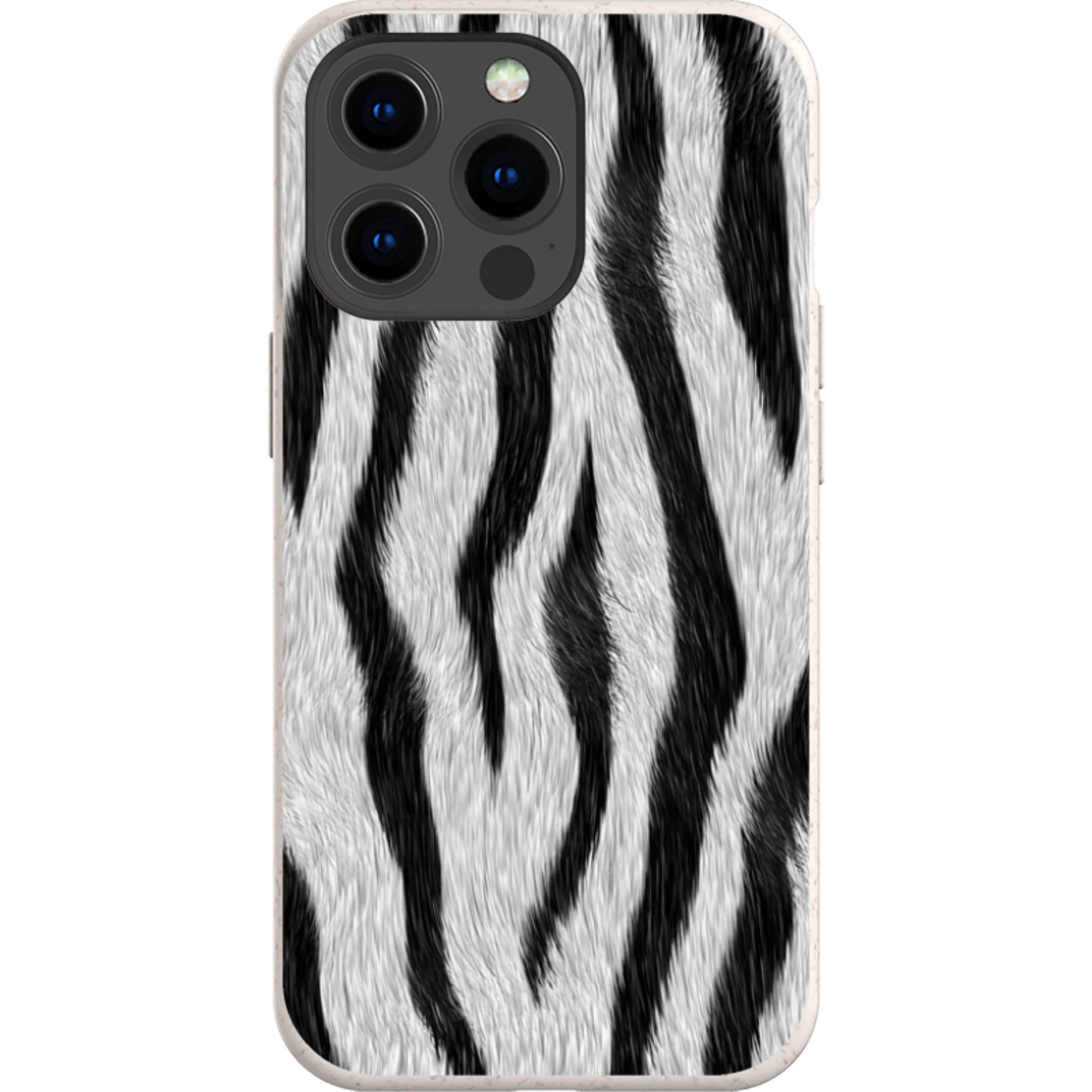 Zebra Groove — Apple iPhone Bio-degradable Case — Finnaij