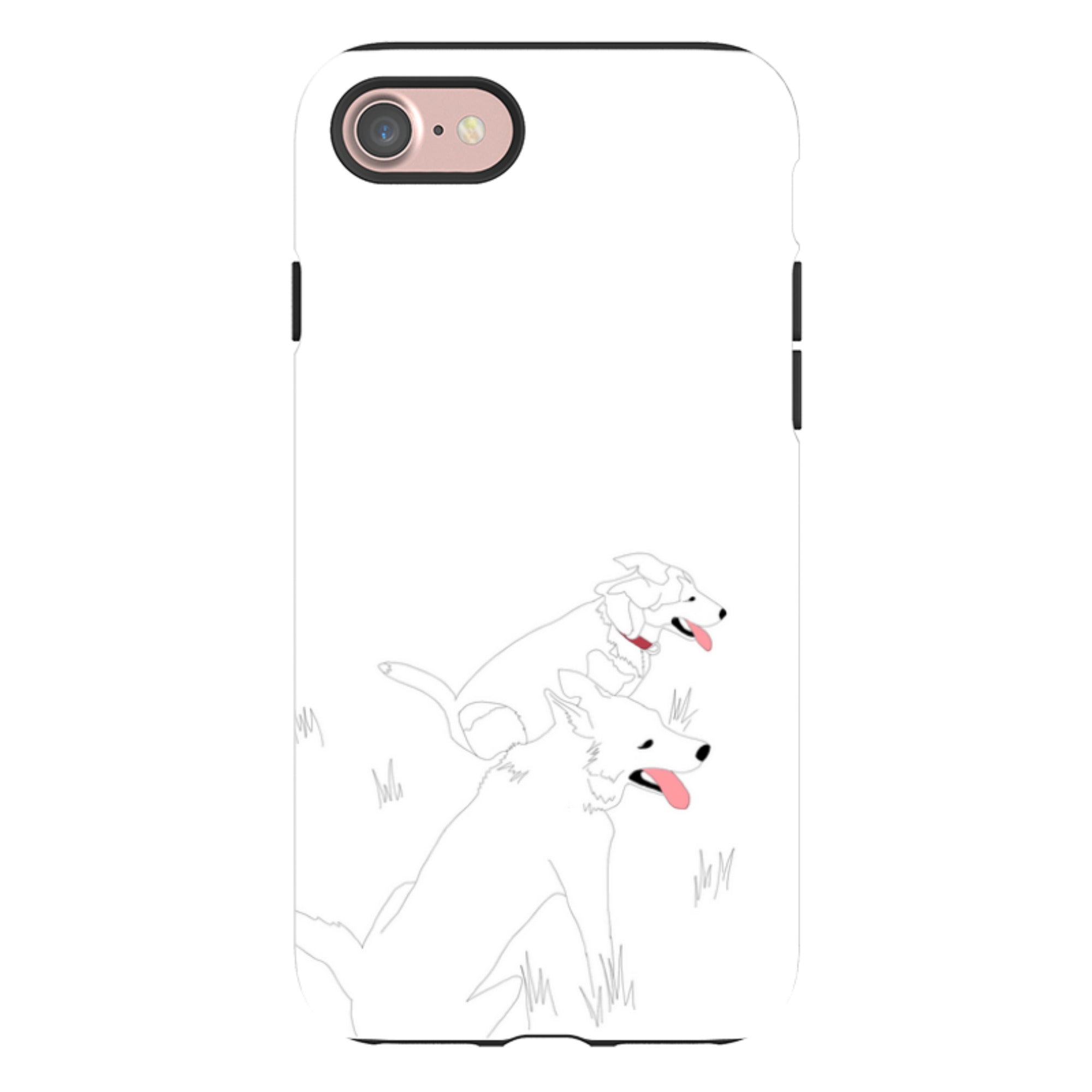 Sunny and Kit Kat by Keagan Haight - iPhone Tough Case