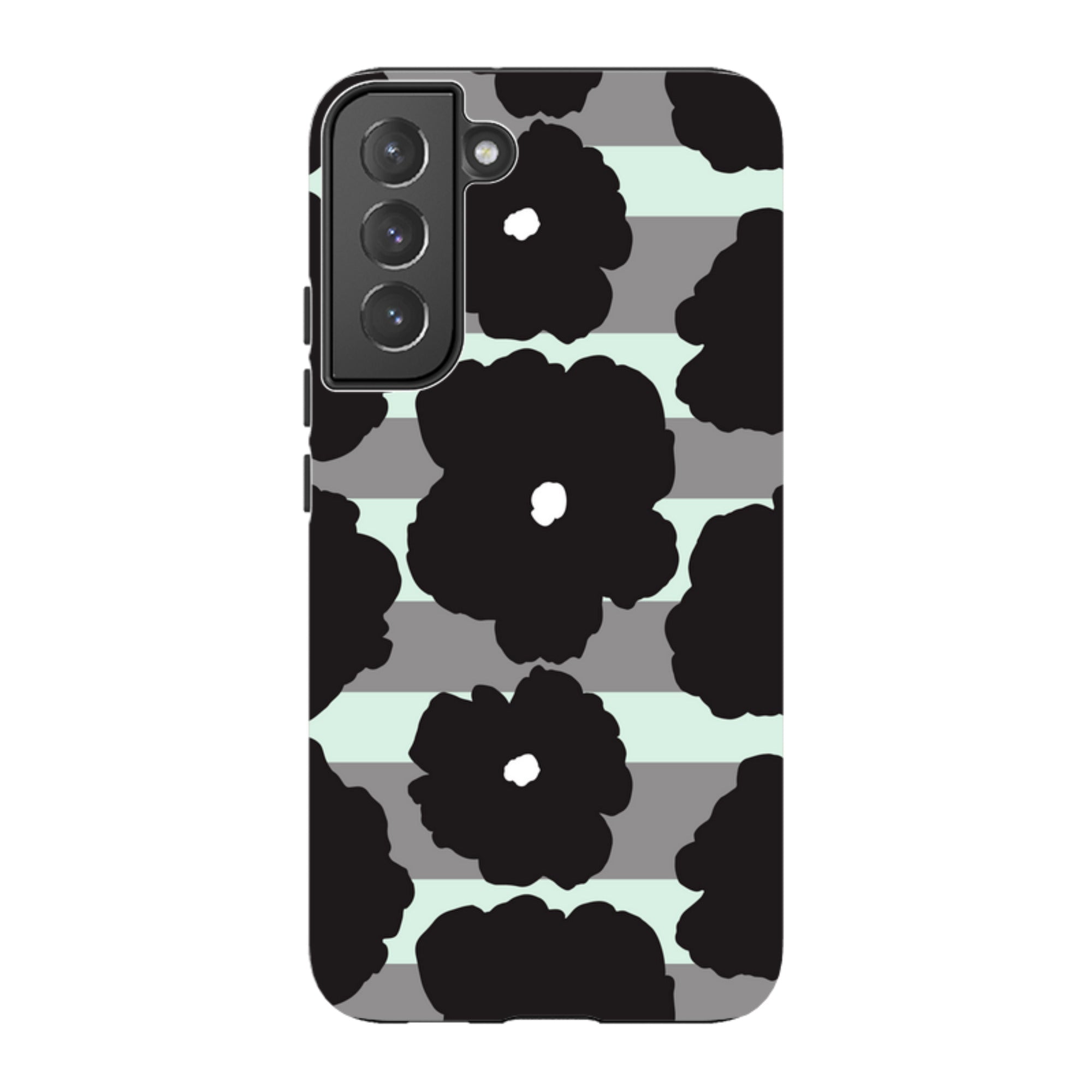 Bold Floral Black — Samsung Galaxy Tough Case — Finnaij