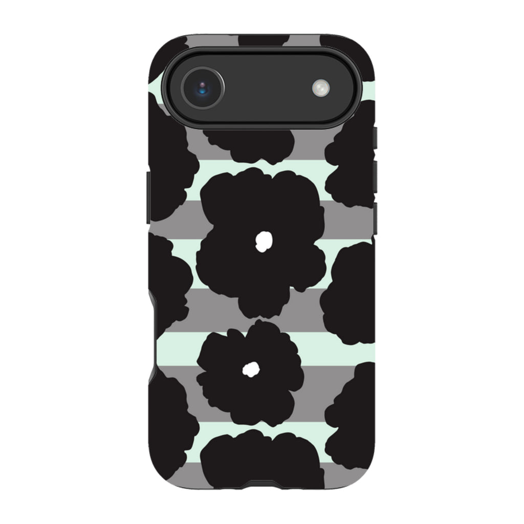 Bold Floral Black — iPhone Air Magsafe Tough Case — Finnaij