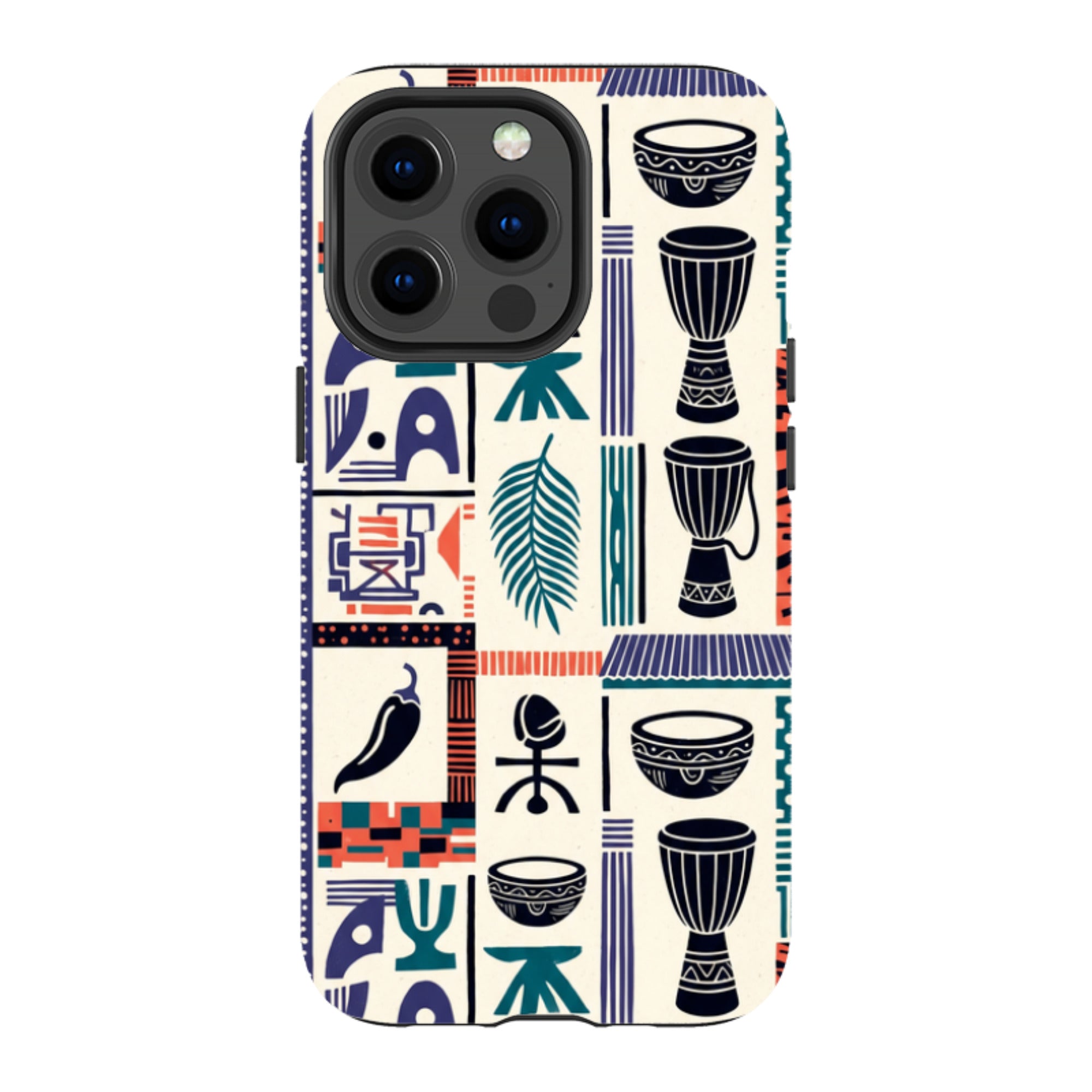 Market Day Icons by Ada Okoye — MagSafe Tough Case for iPhone — Finnaij