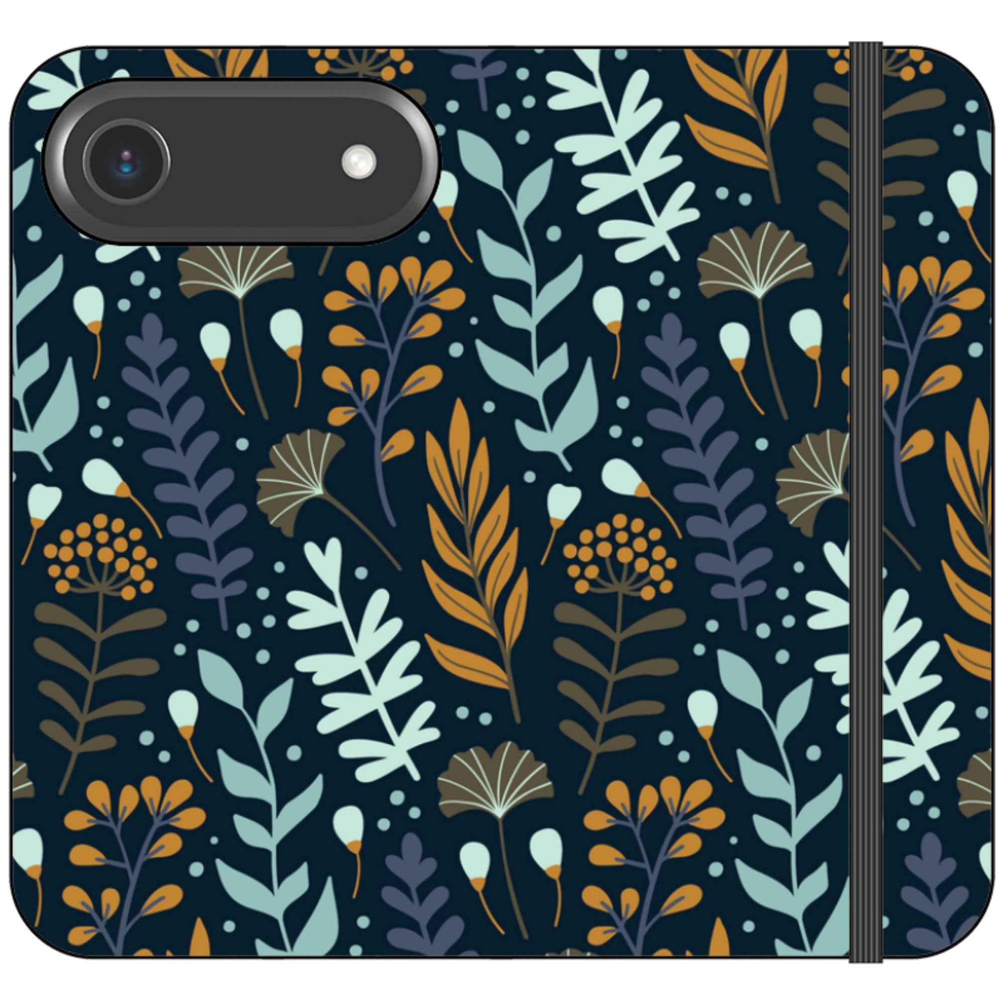Wild Floral Vegan Leather — iPhone 17 Air Wallet Case — Finnaij