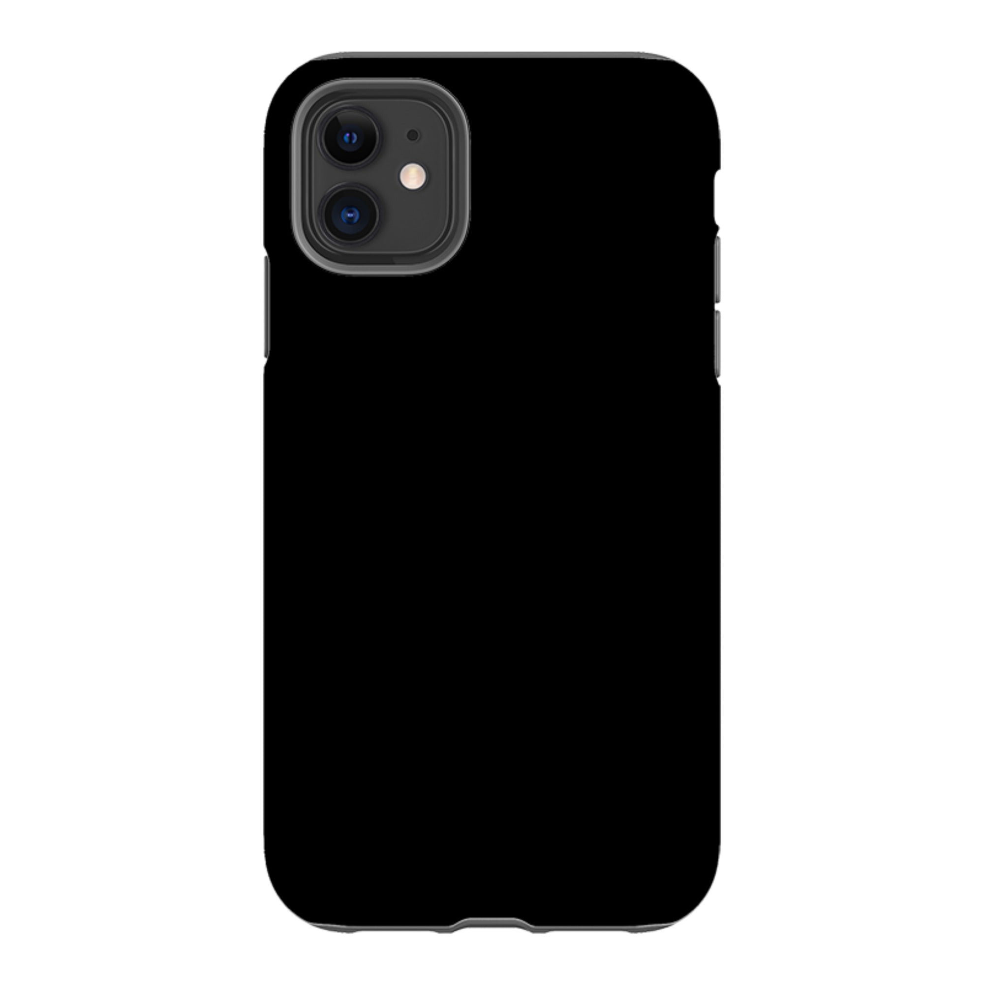 Simple Range Black - iPhone Tough Case