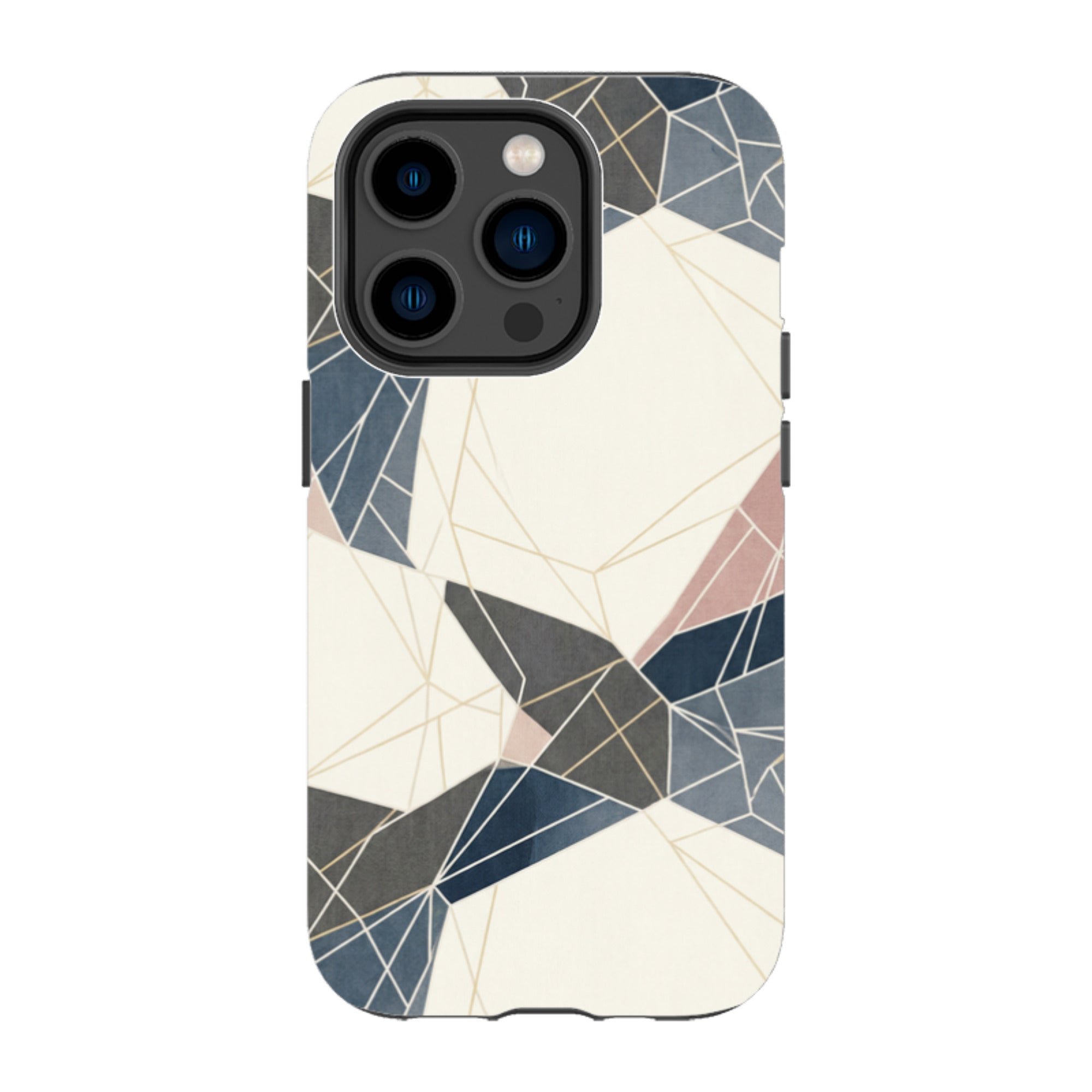 Frozen Lake Geometry by Elsi Vaarala — Apple iPhone Tough Case — Finnaij