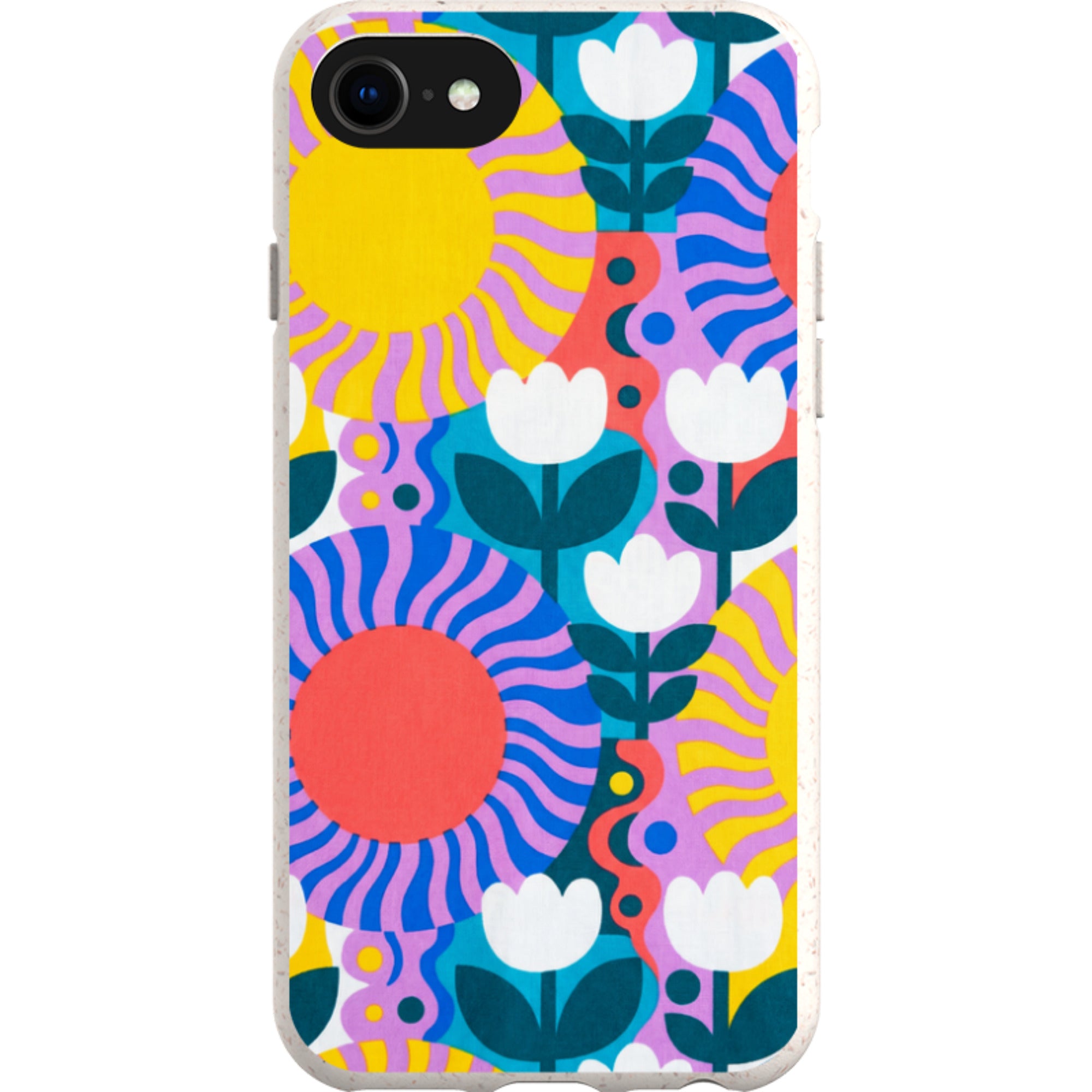 Midnight Sun Mod Bloom by Salla Niemi — iPhone SE3 iPhone Bio-degradable Case — Finnaij