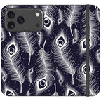 Feathers in Bloom Vegan Leather — iPhone 17 Pro Max Wallet Case — Finnaij
