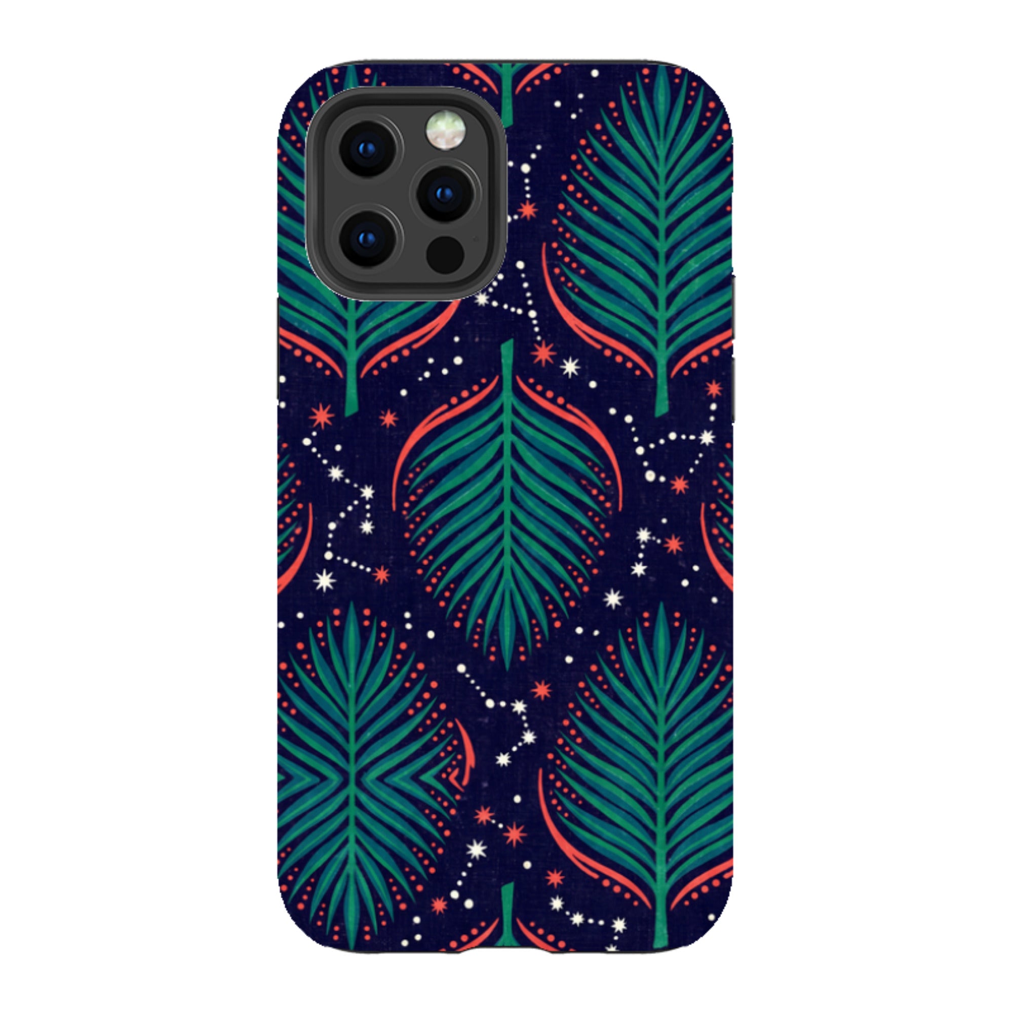 Palm Frond Constellations by Ada Okoye - iPhone Tough Case