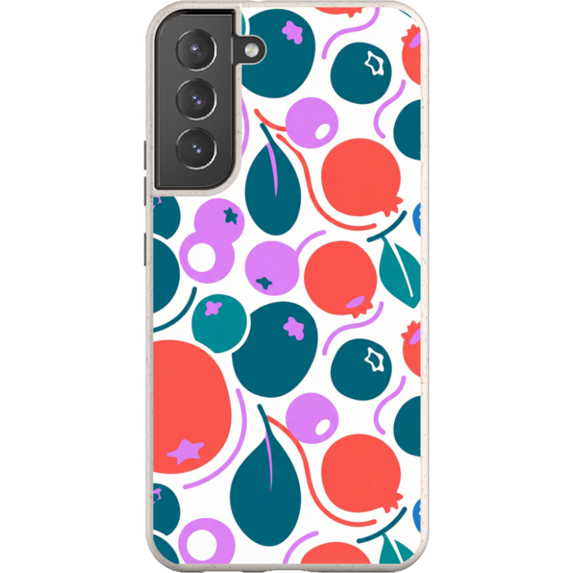 Berry Icon Remix by Salla Niemi - Samsung Galaxy Bio-degradable Case