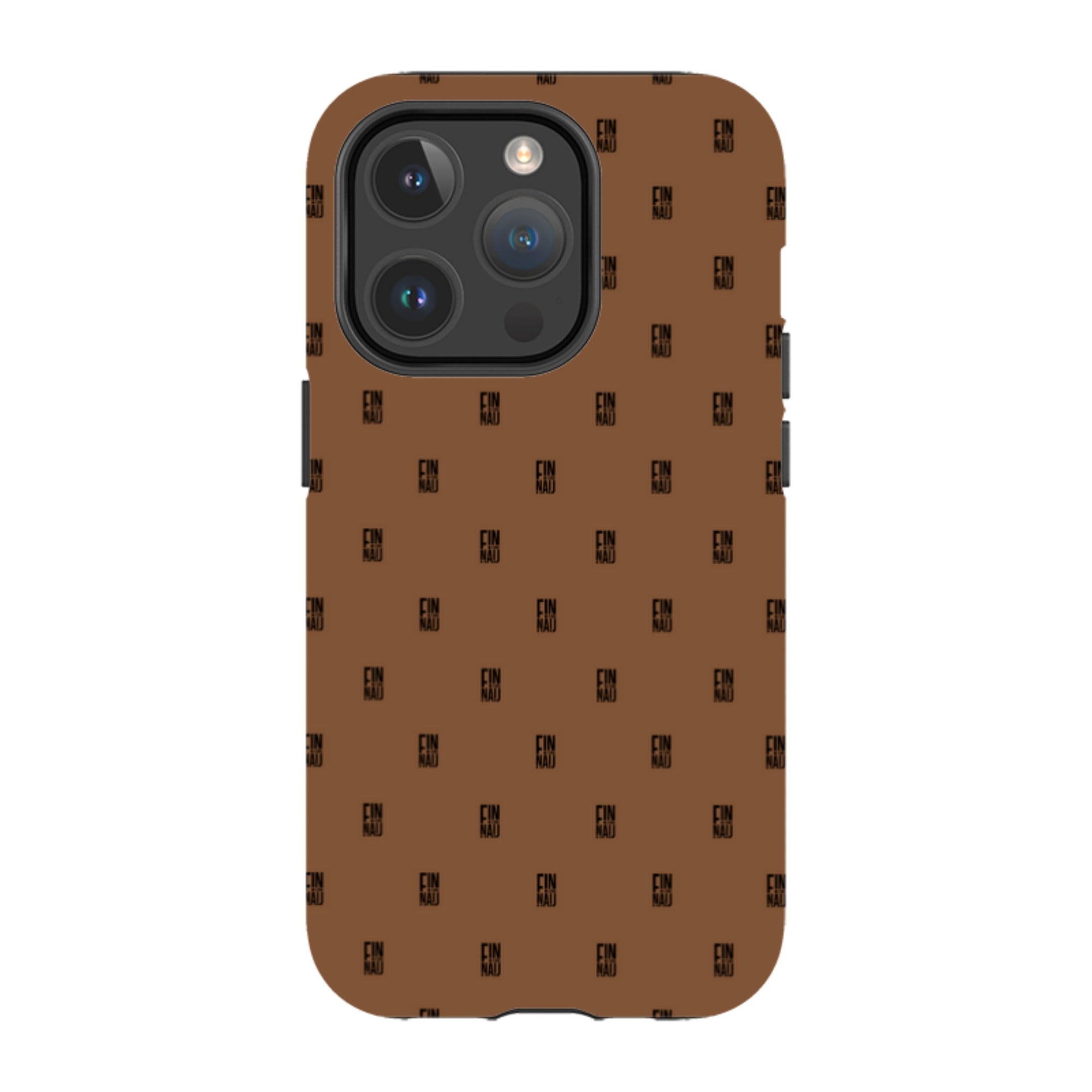 Monogram Chocolate Lover — iPhone 14 Pro Magsafe Tough Case — Finnaij