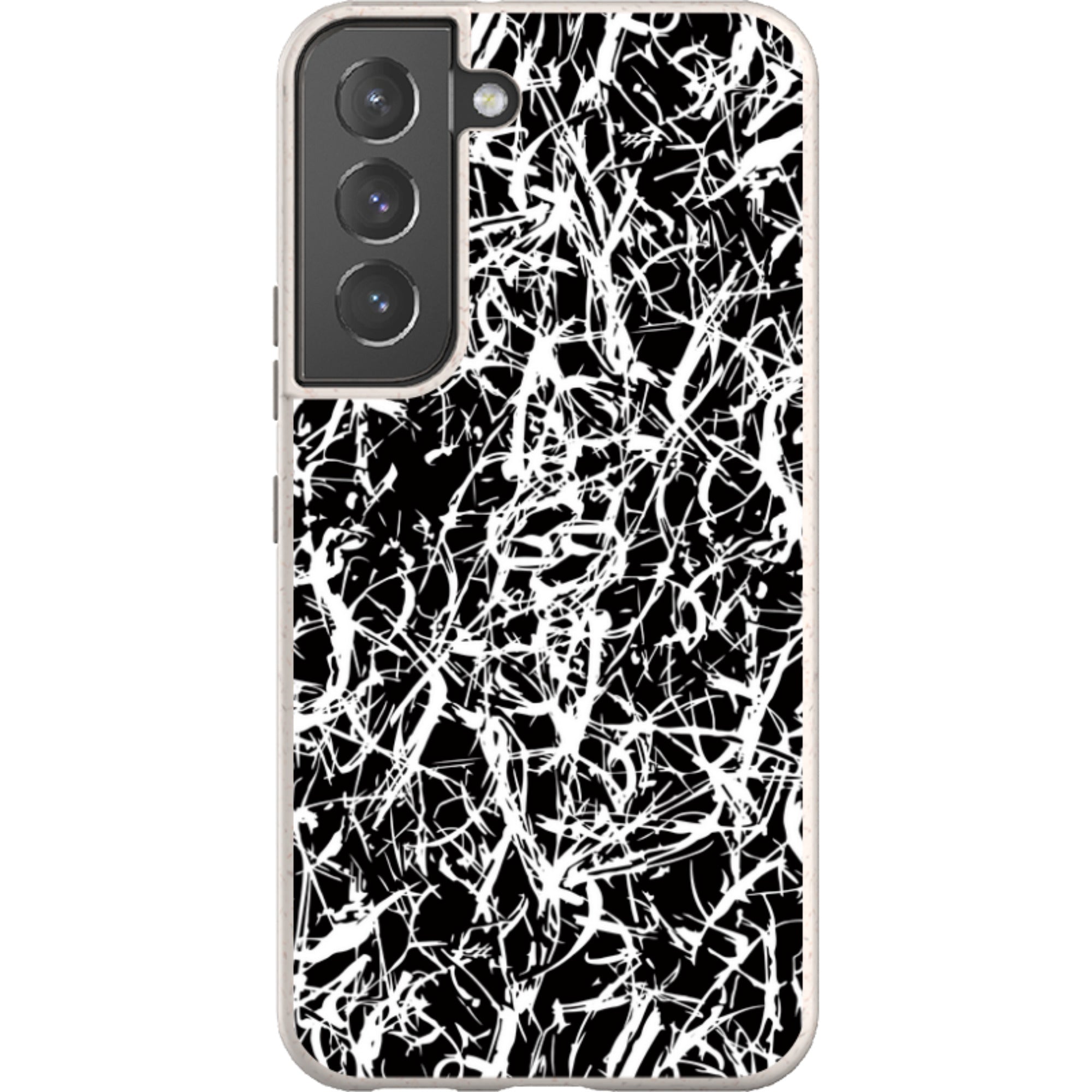 Black-White Grunge — Samsung Galaxy Bio-degradable Case — Finnaij