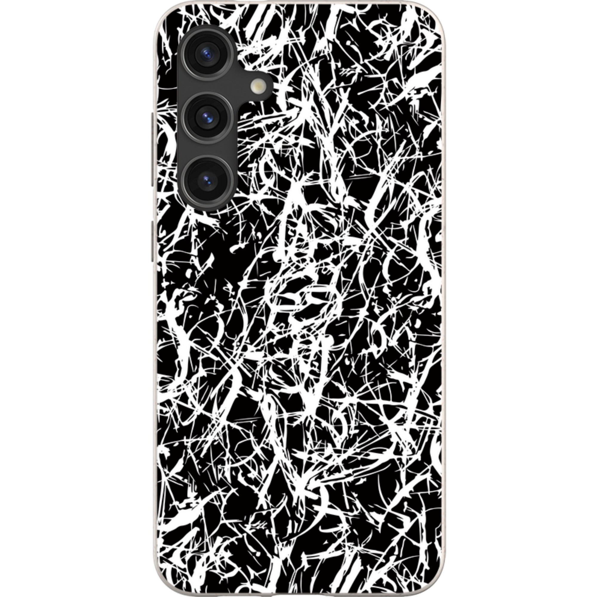 Black-White Grunge — Samsung Galaxy Bio-degradable Case — Finnaij