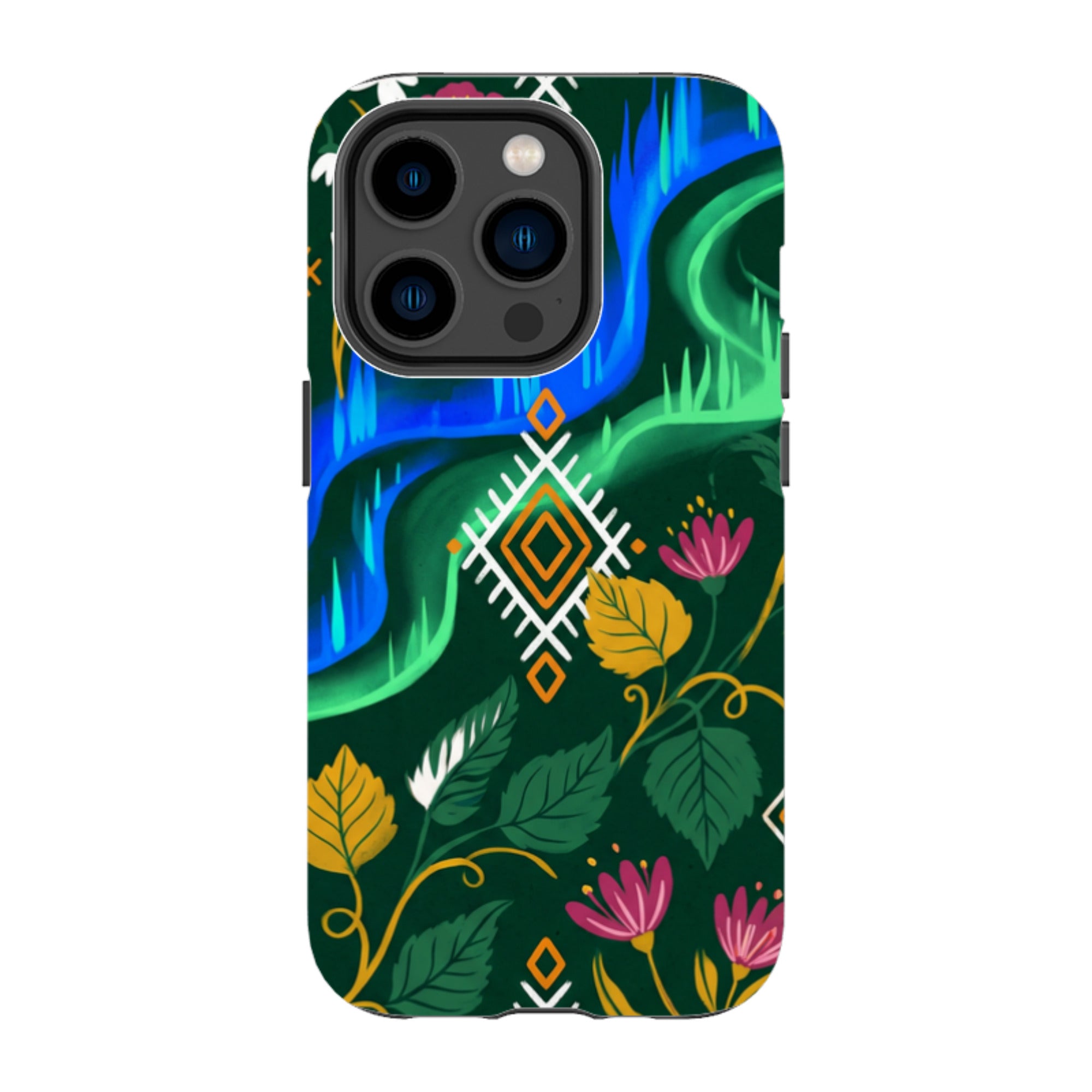 Aurora Birch Bloom by Aino Kallio — Apple iPhone Tough Case — Finnaij
