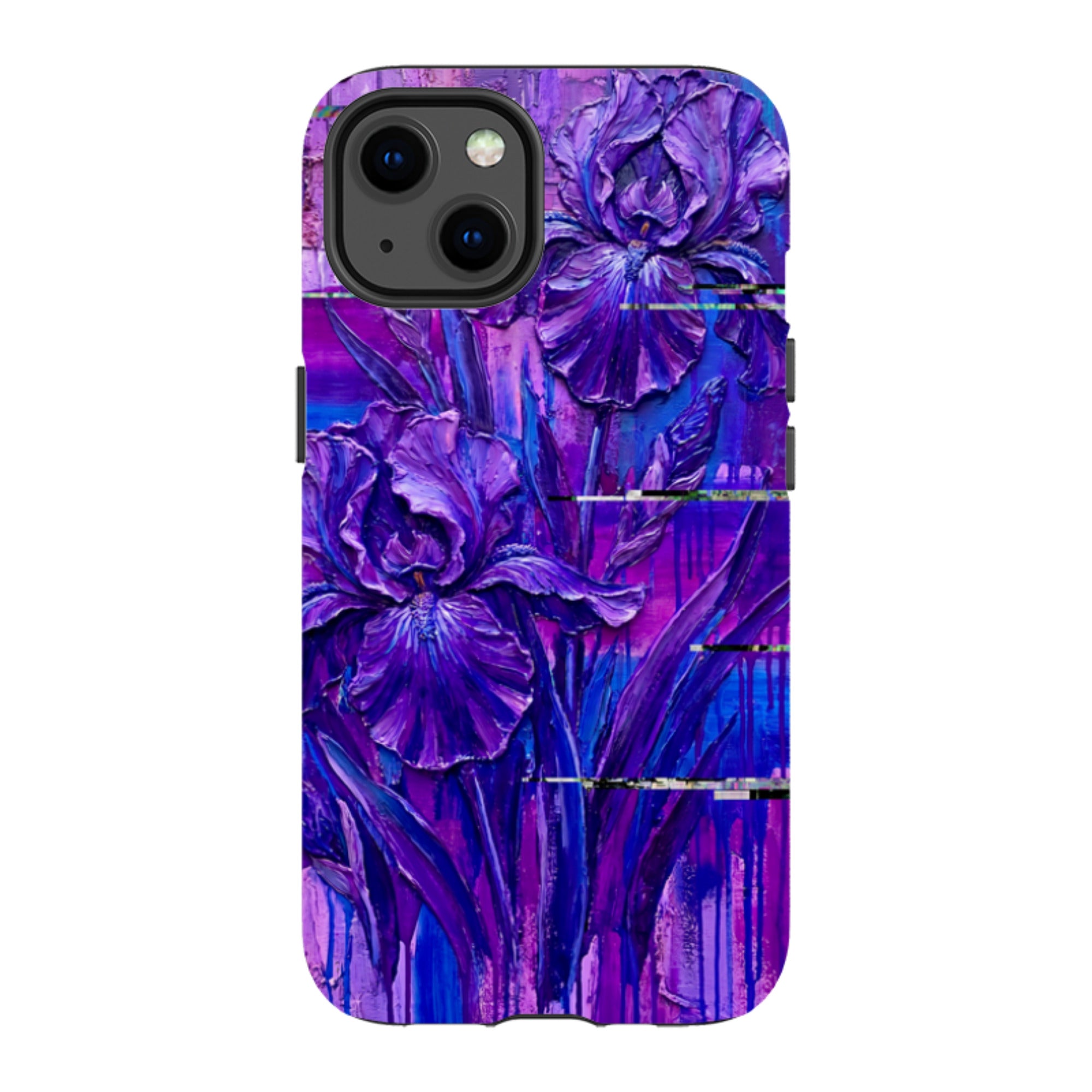 Iris Flowers by Frida Lövström — iPhone 13 Magsafe Tough Case — Finnaij