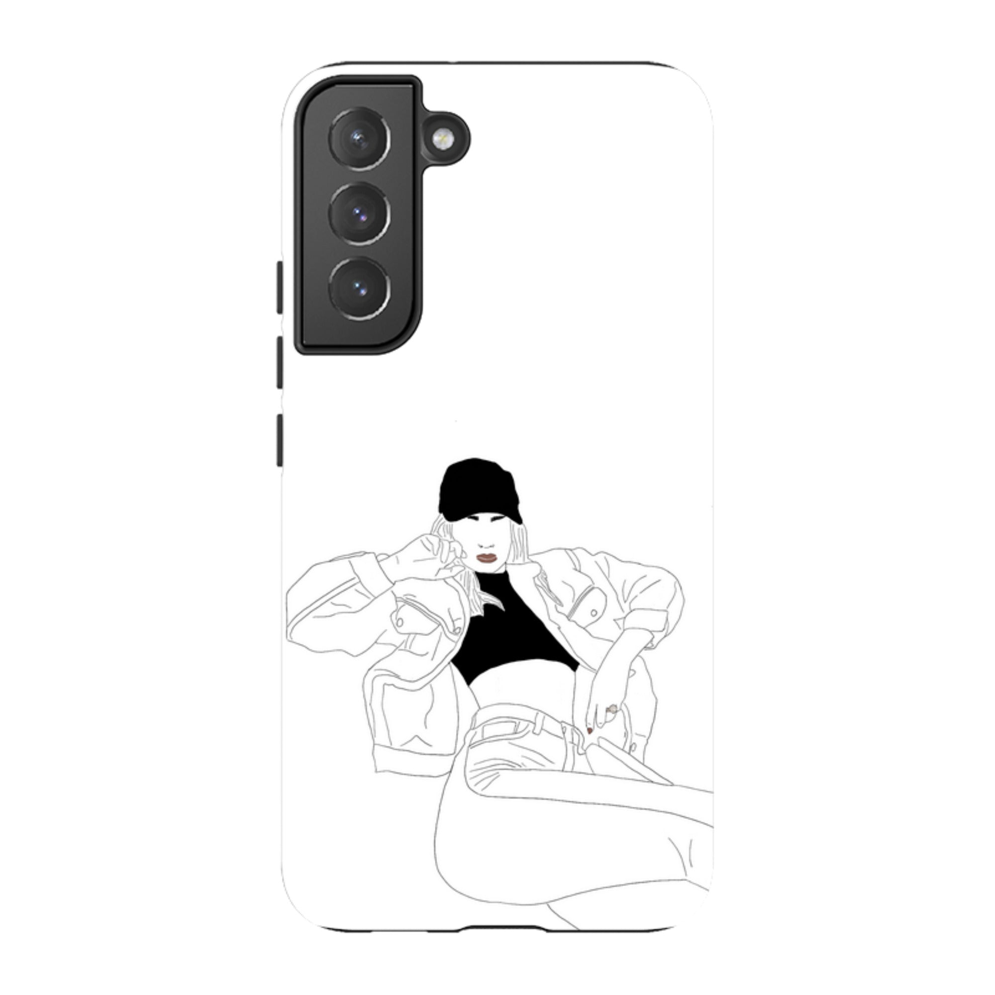 Black Cap by Keagan Haight — Samsung Galaxy Tough Case — Finnaij