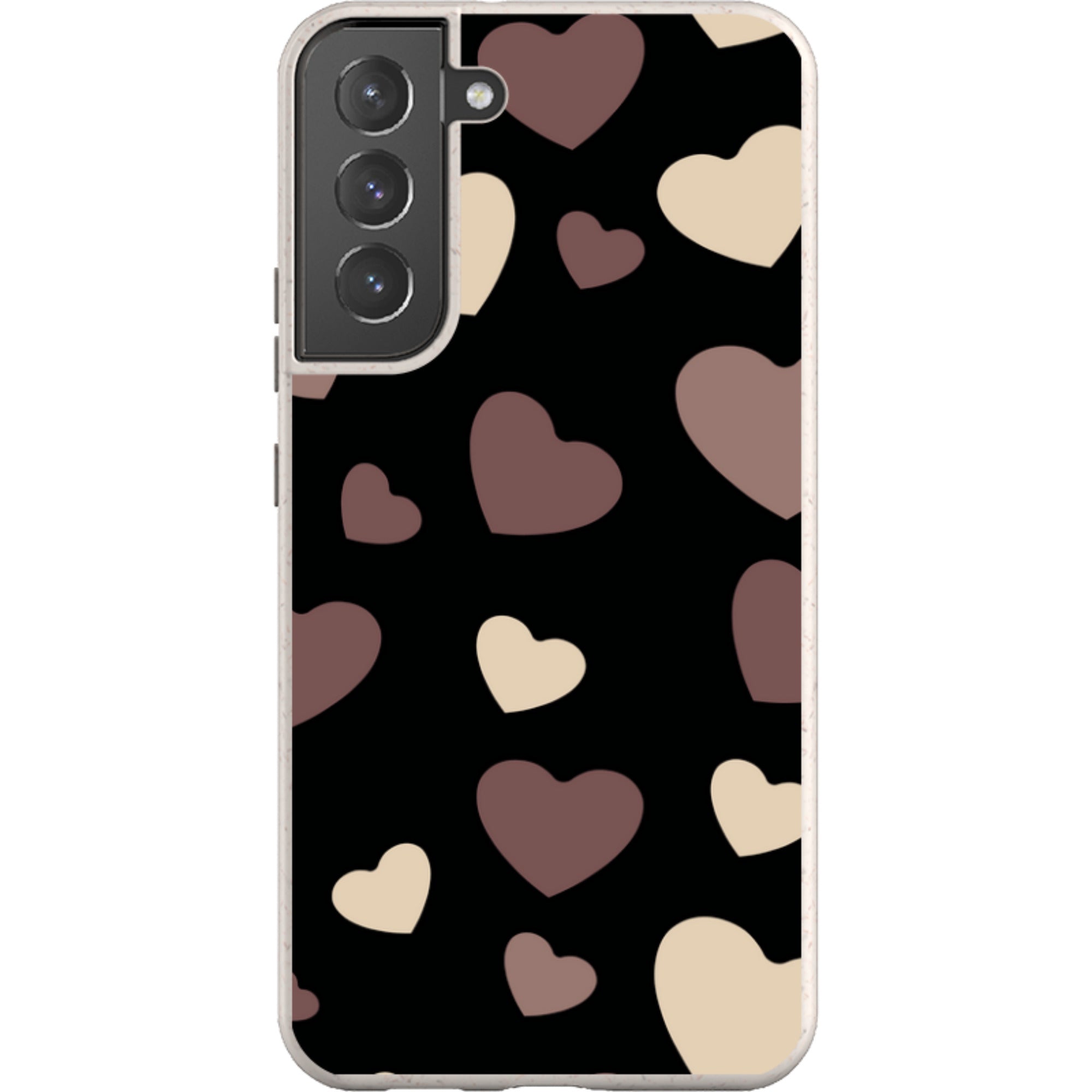 White & Black Hearts — Samsung Galaxy Bio-degradable Case — Finnaij