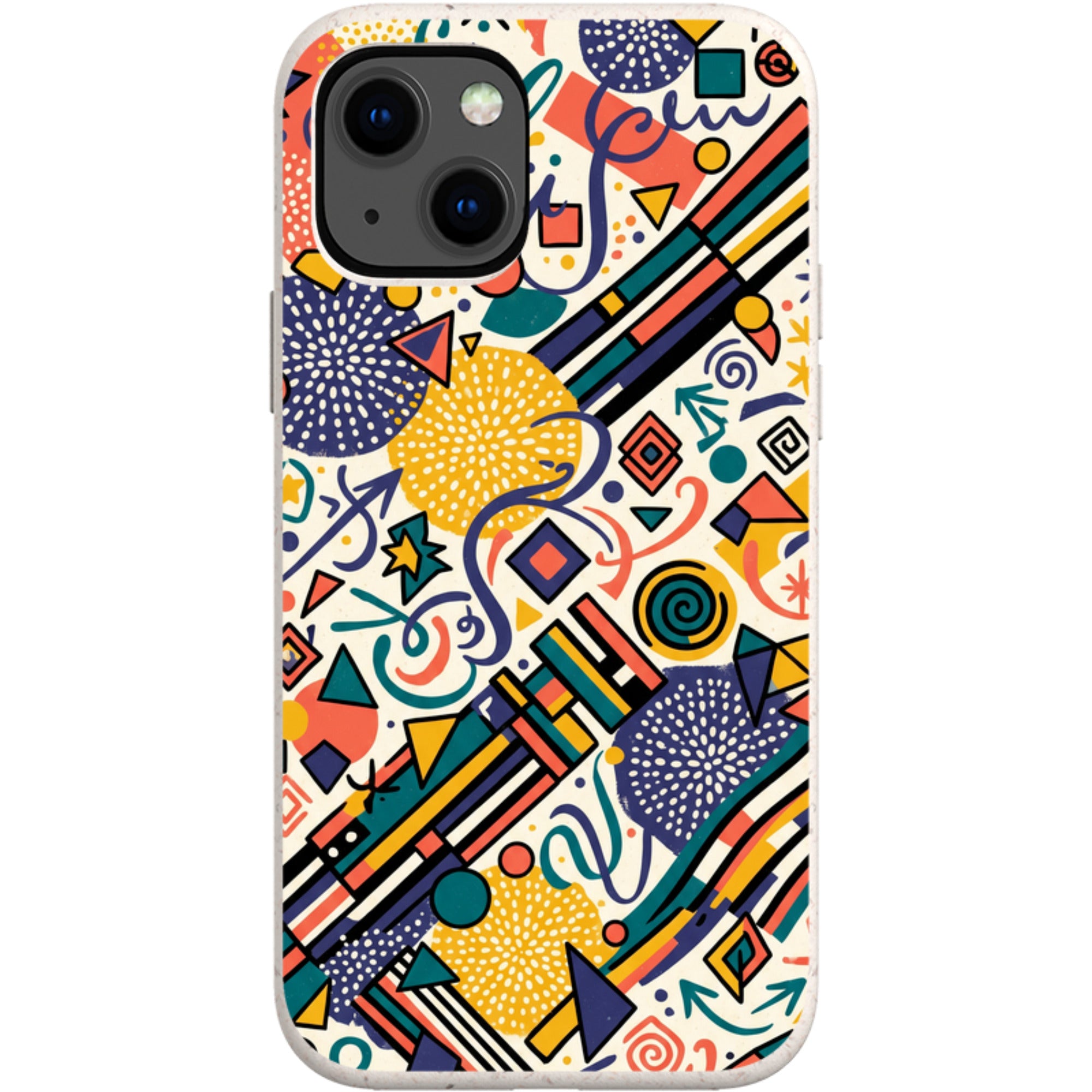 Festival Confetti (Daylight) by Ada Okoye — iPhone 13 Mini iPhone Bio-degradable Case — Finnaij