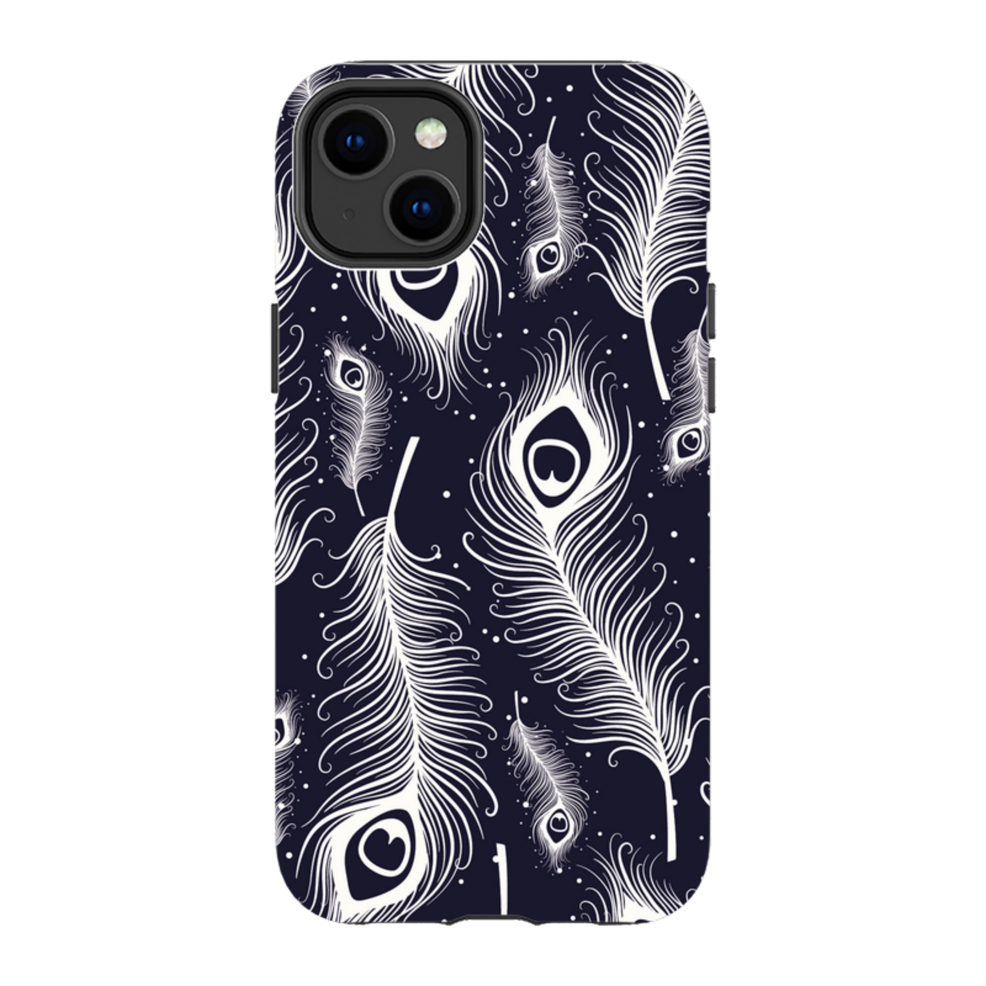 Feathers in Bloom — Apple iPhone Tough Case — Finnaij