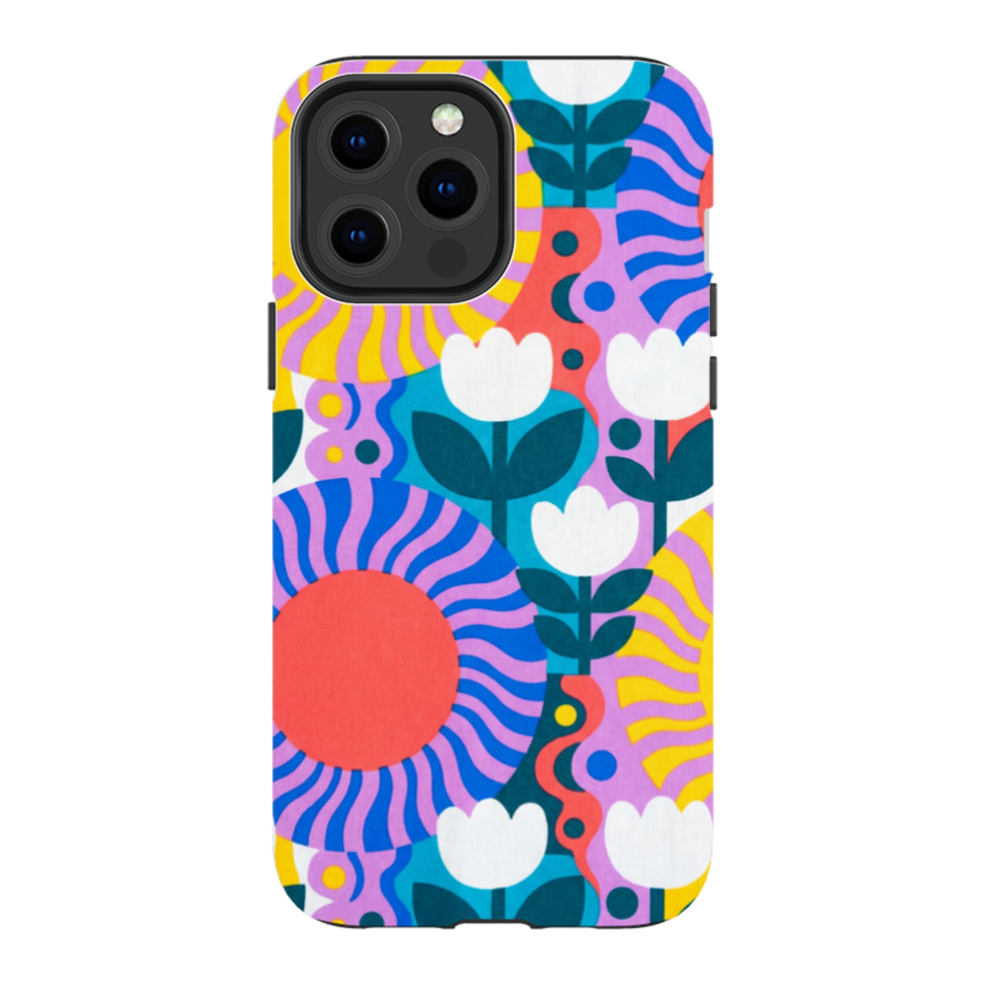 Midnight Sun Mod Bloom by Salla Niemi - iPhone Tough Case