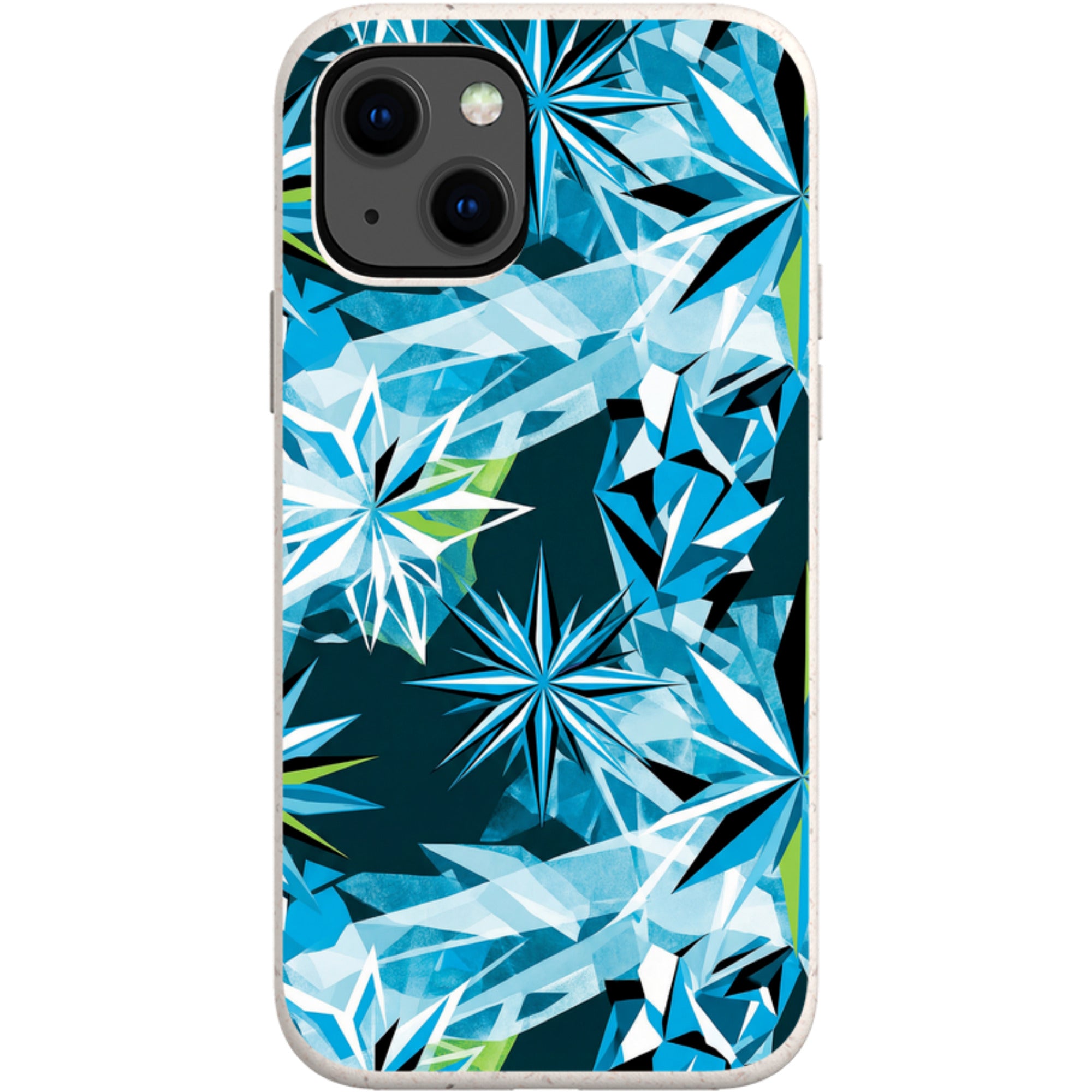 Ice Star Impact by Salla Niemi — iPhone 13 Mini iPhone Bio-degradable Case — Finnaij
