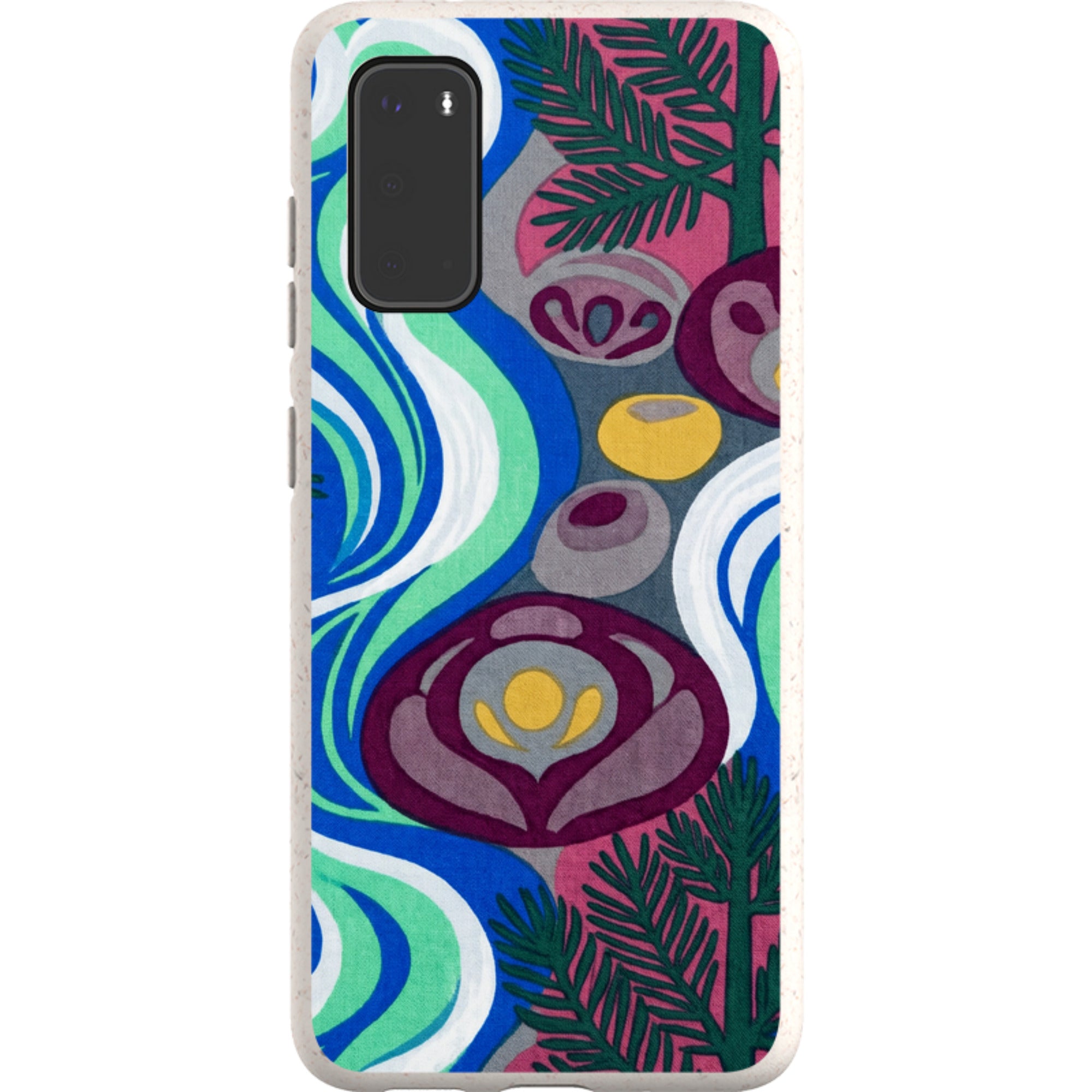 Sauna Bloom Motif by Aino Kallio — Samsung Galaxy Bio-degradable Case — Finnaij