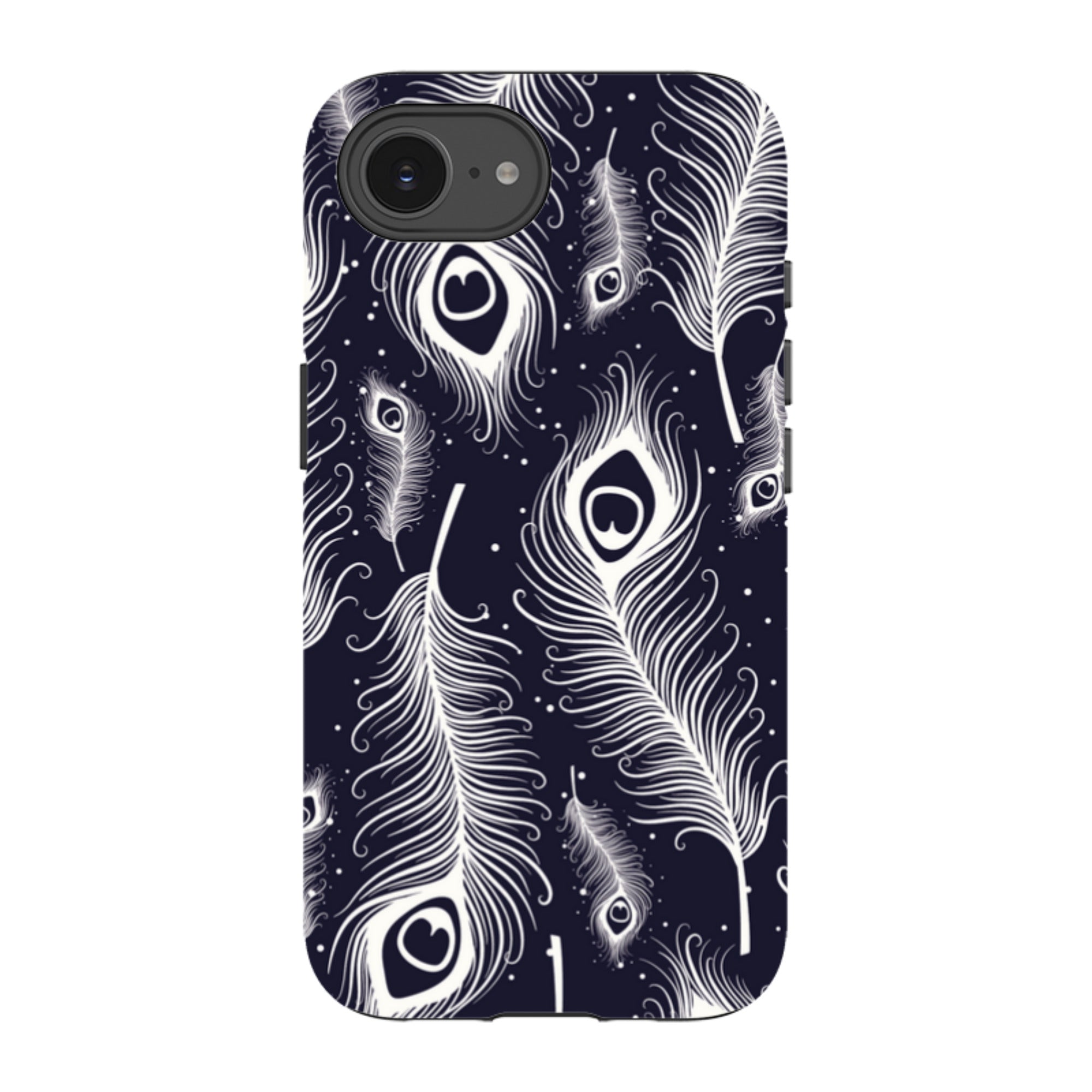 Feathers in Bloom — Apple iPhone Tough Case — Finnaij