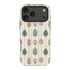 Birch and Linen Pattern by Elsi Vaarala — Apple iPhone Tough Case — Finnaij