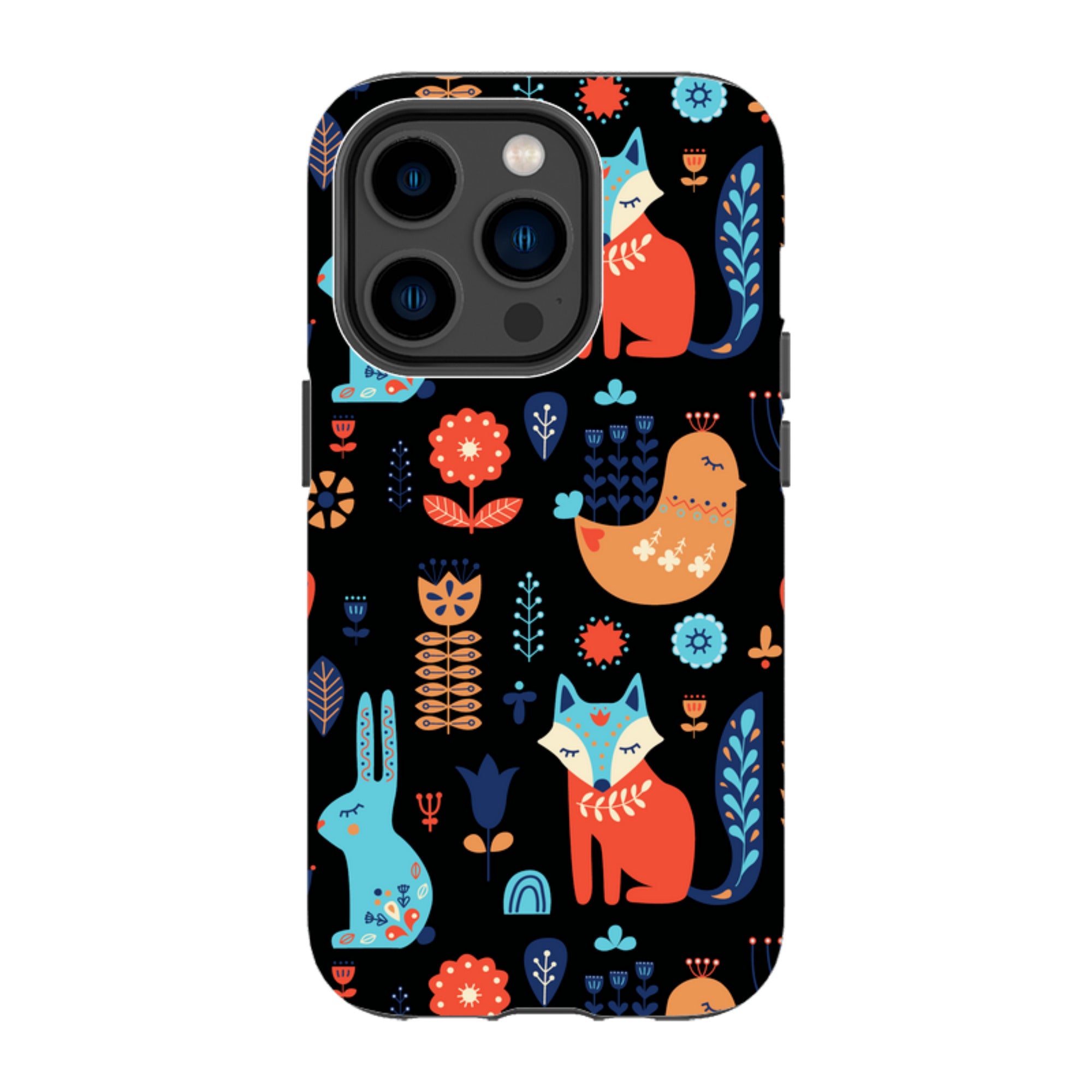 Nordic Ornament Black — Apple iPhone Tough Case — Finnaij