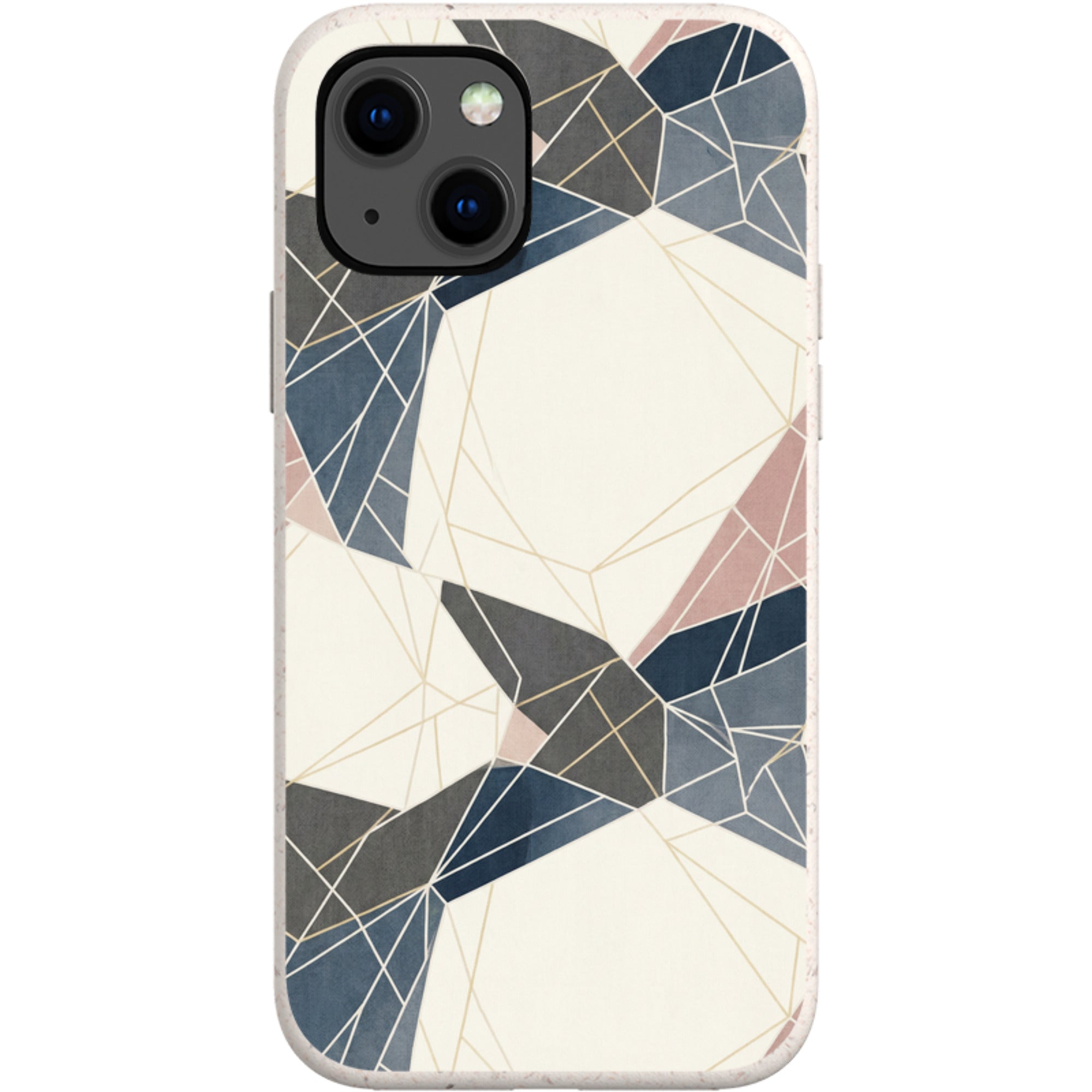 Frozen Lake Geometry by Elsi Vaarala — iPhone 13 iPhone Bio-degradable Case — Finnaij