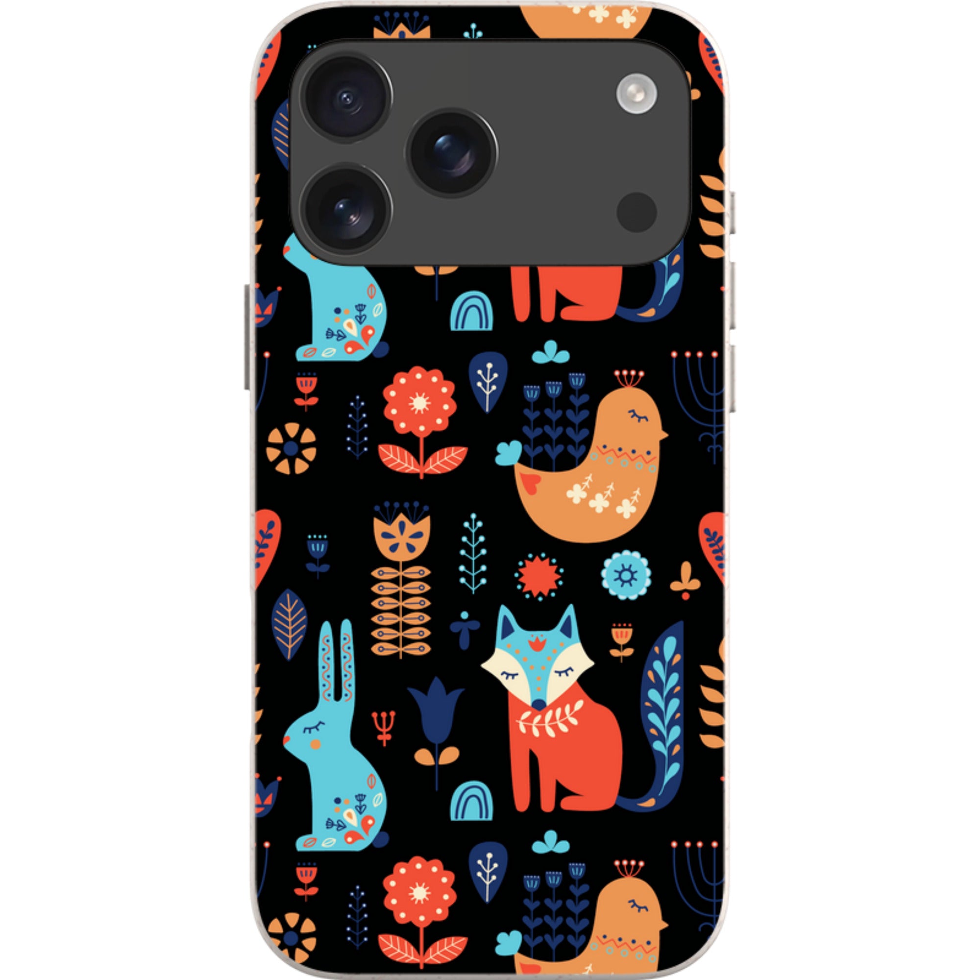 Nordic Ornament Black — iPhone 17 Pro Max iPhone Bio-degradable Case — Finnaij
