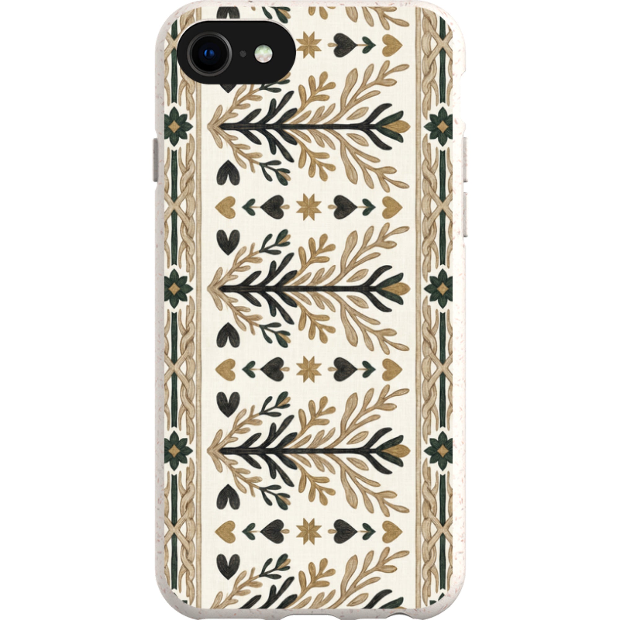 Heritage Border by Elsi Vaarala — iPhone SE3 iPhone Bio-degradable Case — Finnaij