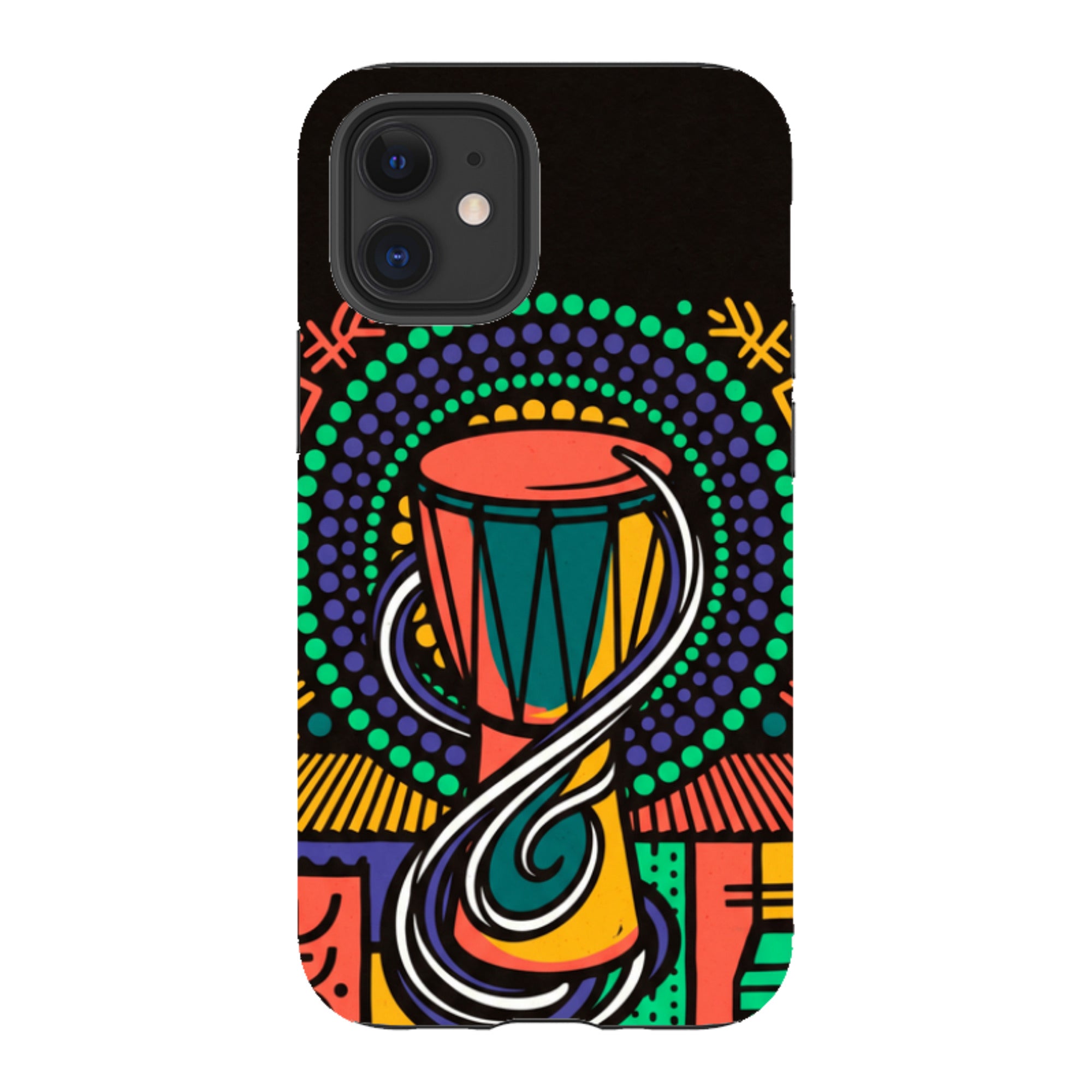 Talking Drum Halo by Ada Okoye - iPhone Tough Case