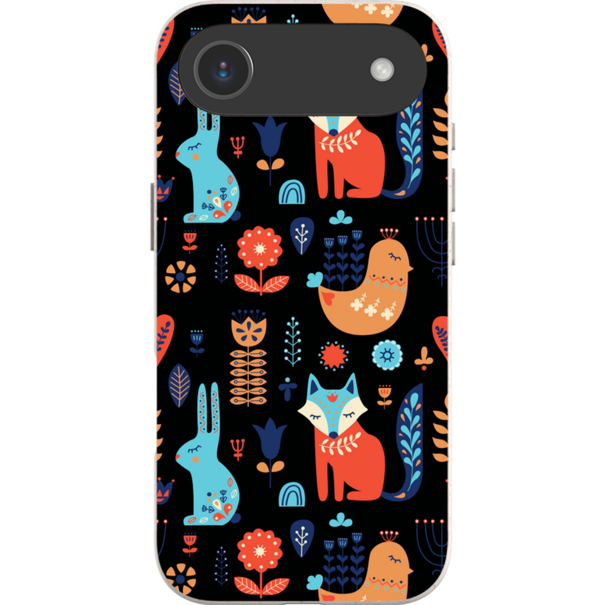 Nordic Ornament Black — iPhone Air iPhone Bio-degradable Case — Finnaij