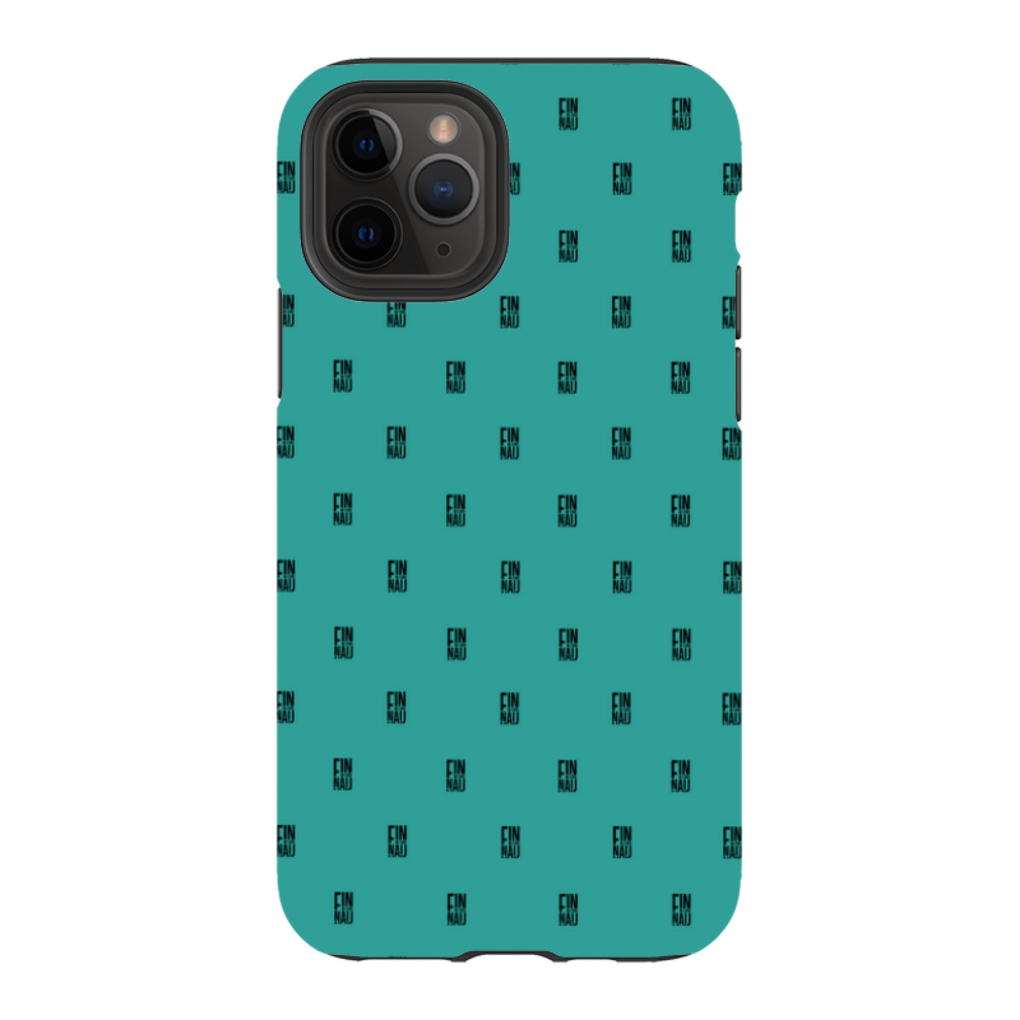 Monogram Teal - iPhone Tough Case