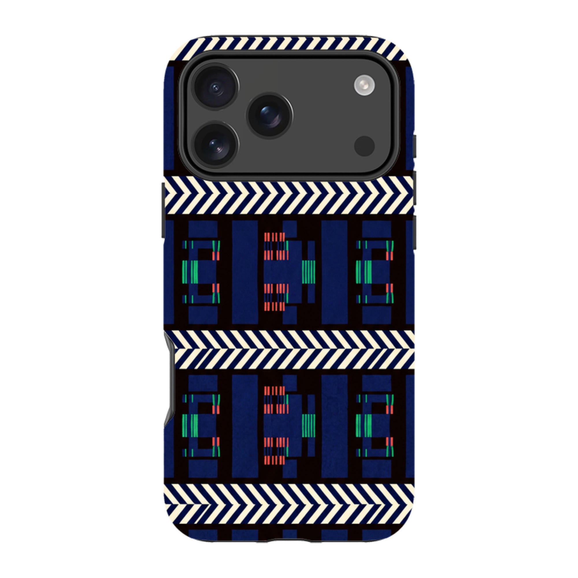 Midnight Aso-Oke by Ada Okoye Tough Case for iPhone — Finnaij