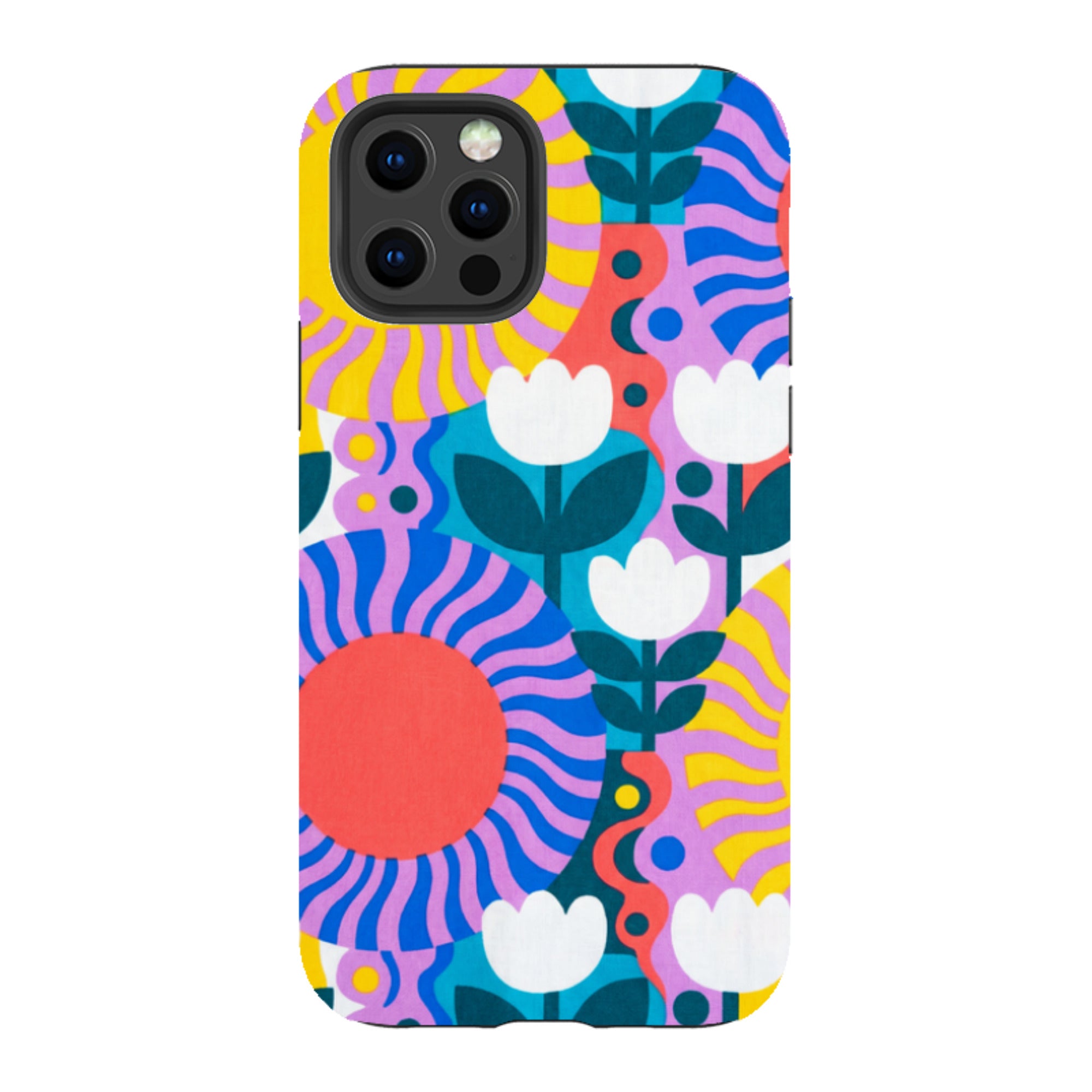 Midnight Sun Mod Bloom by Salla Niemi - iPhone Tough Case