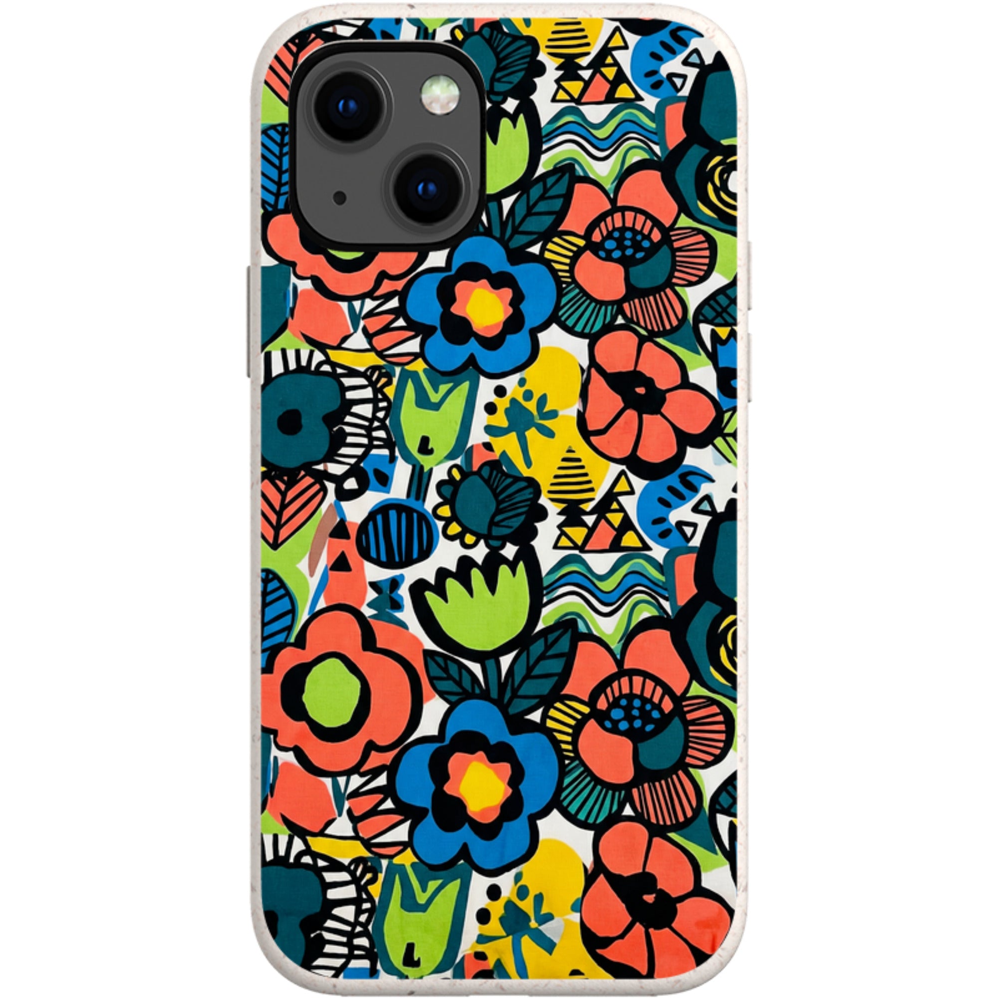 Floral Street Nordic by Salla Niemi — iPhone 13 iPhone Bio-degradable Case — Finnaij
