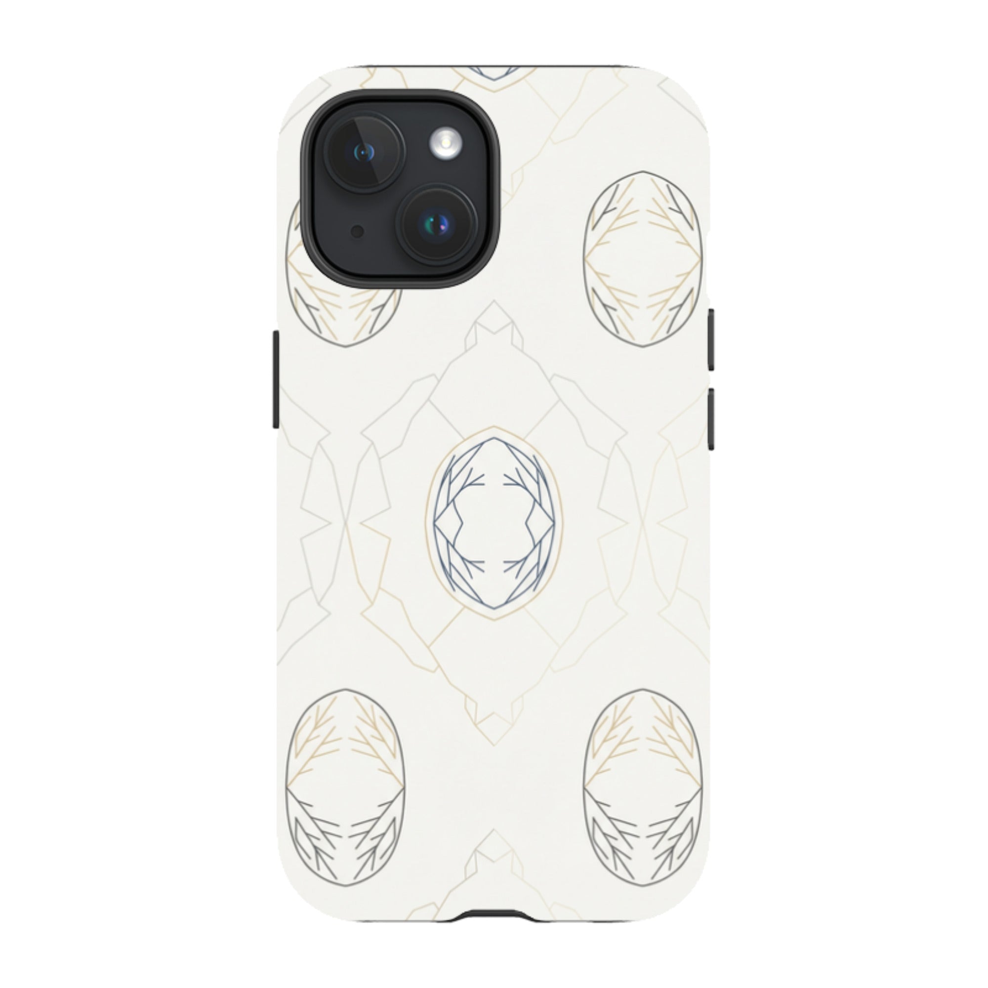 Frozen Lake Silence by Elsi Vaarala — iPhone 15 Magsafe Tough Case — Finnaij