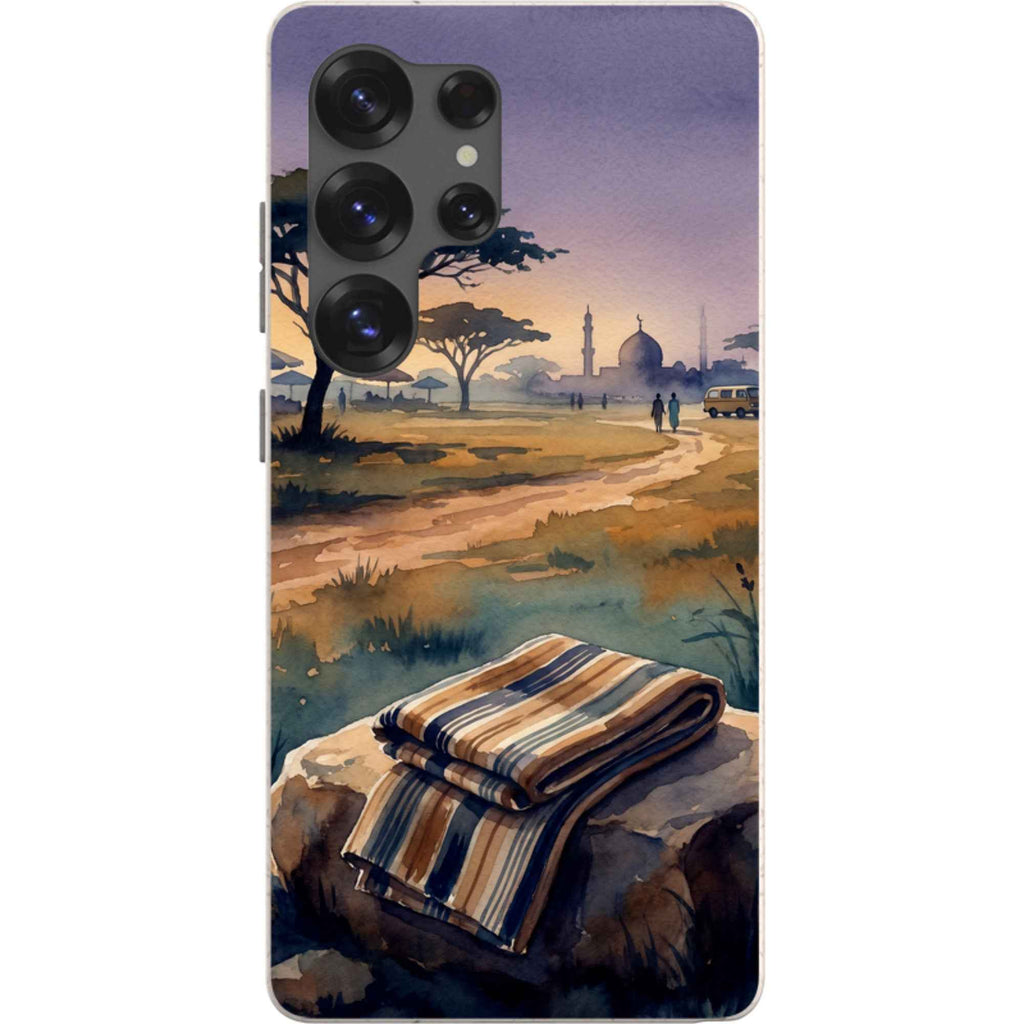 Aso-Oke Accent in the Landscape by Tobi Akinyemi — Galaxy Bio-degradable Case for Samsung Galaxy — Finnaij