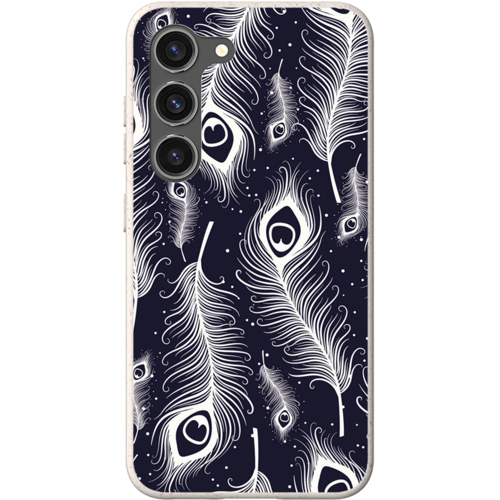 Feathers in Bloom — Samsung Galaxy Bio-degradable Case — Finnaij
