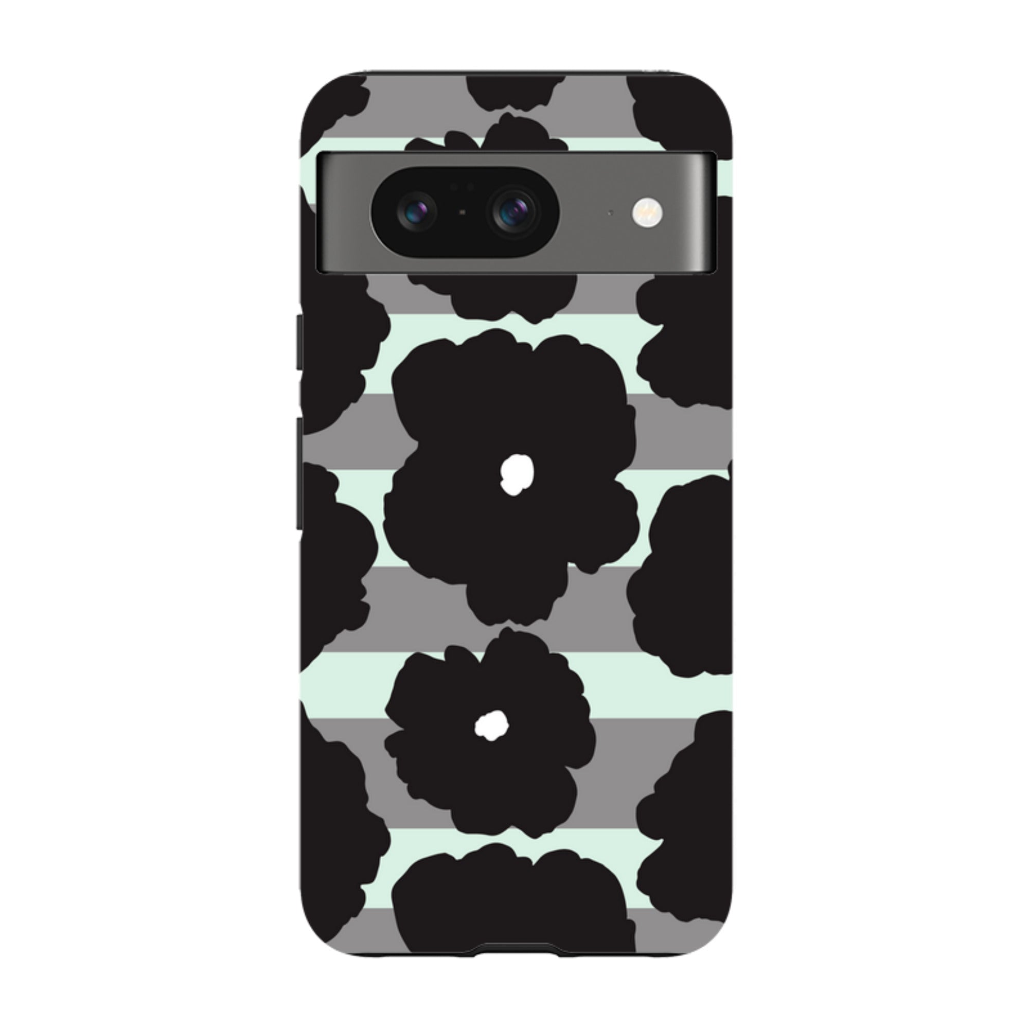 Bold Floral Black — Google Tough Case — Finnaij