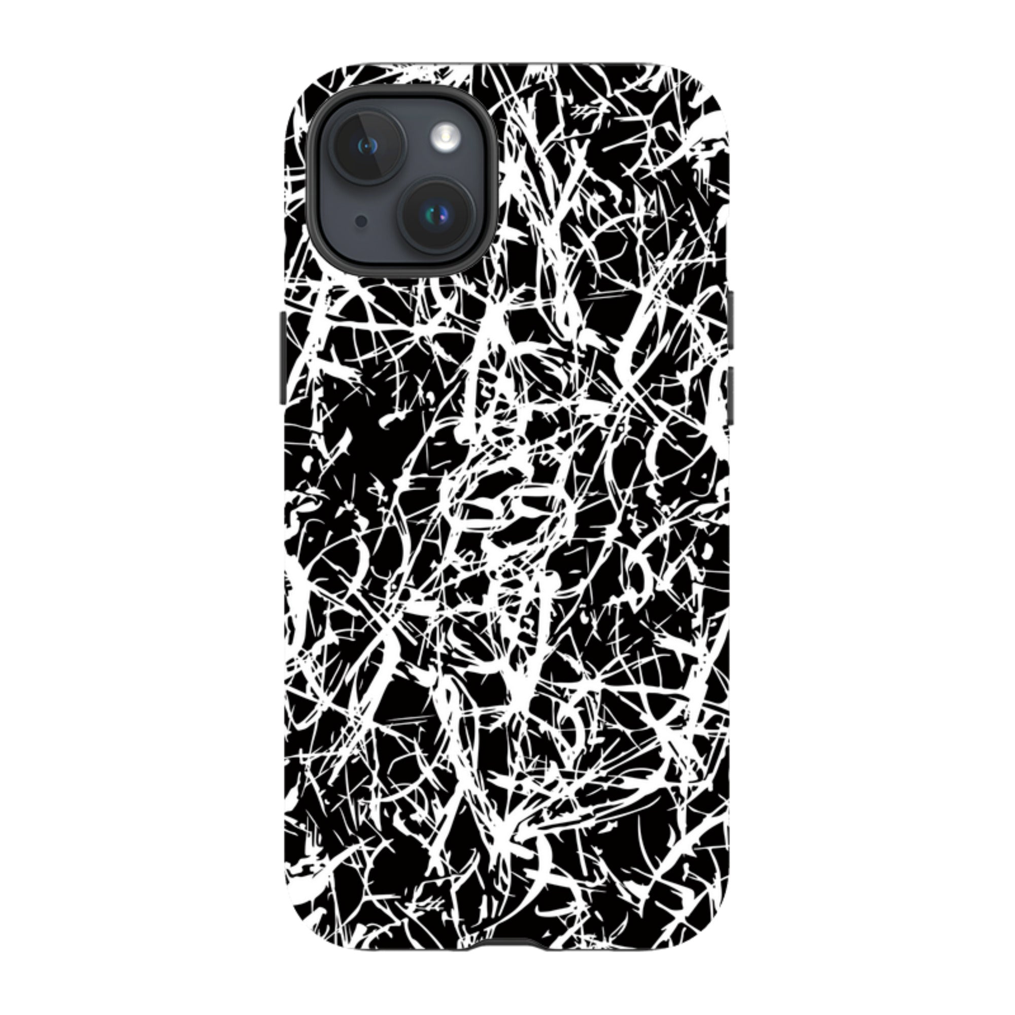 Black-White Grunge — Apple iPhone Tough Case — Finnaij