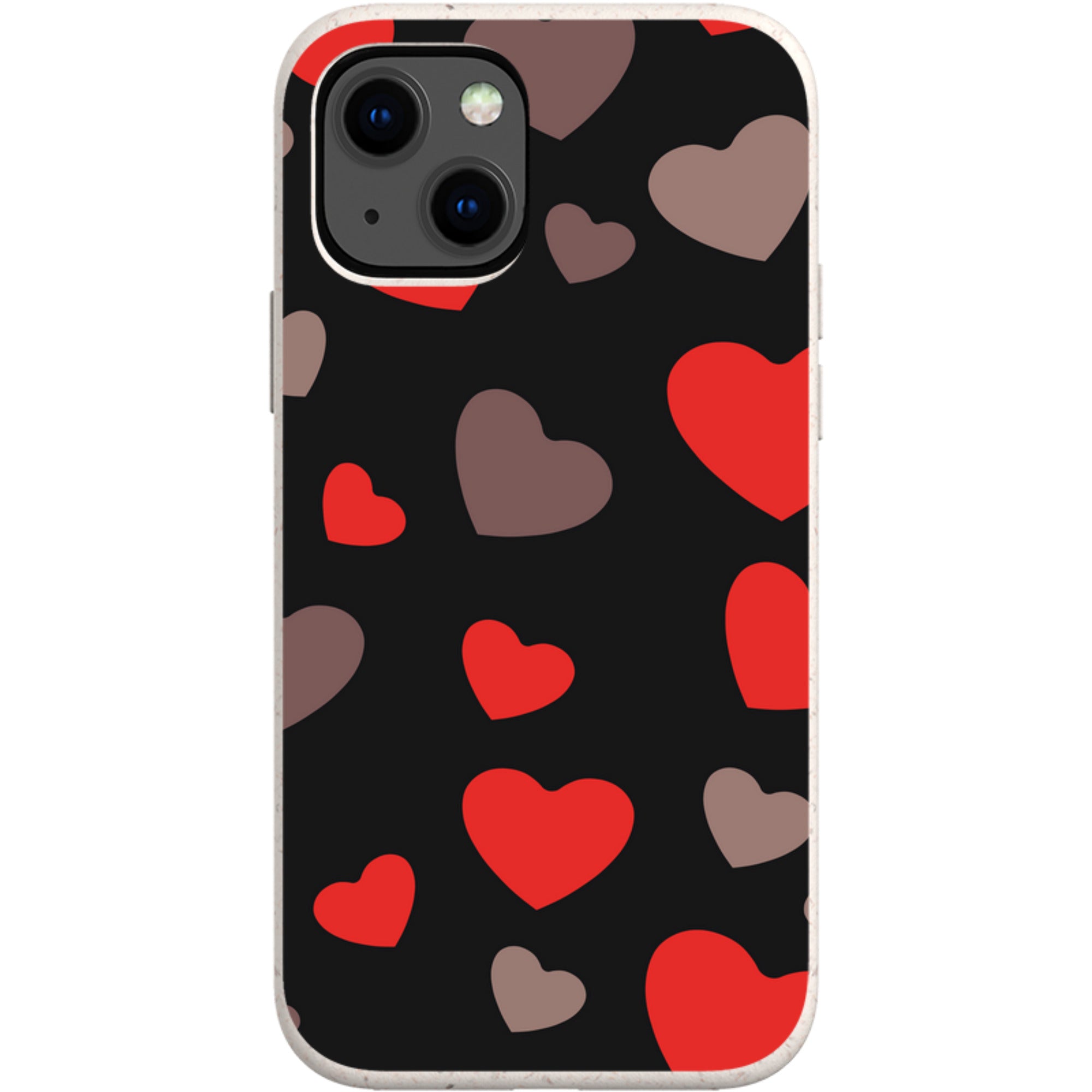 Red Hearts — iPhone 13 Mini iPhone Bio-degradable Case — Finnaij
